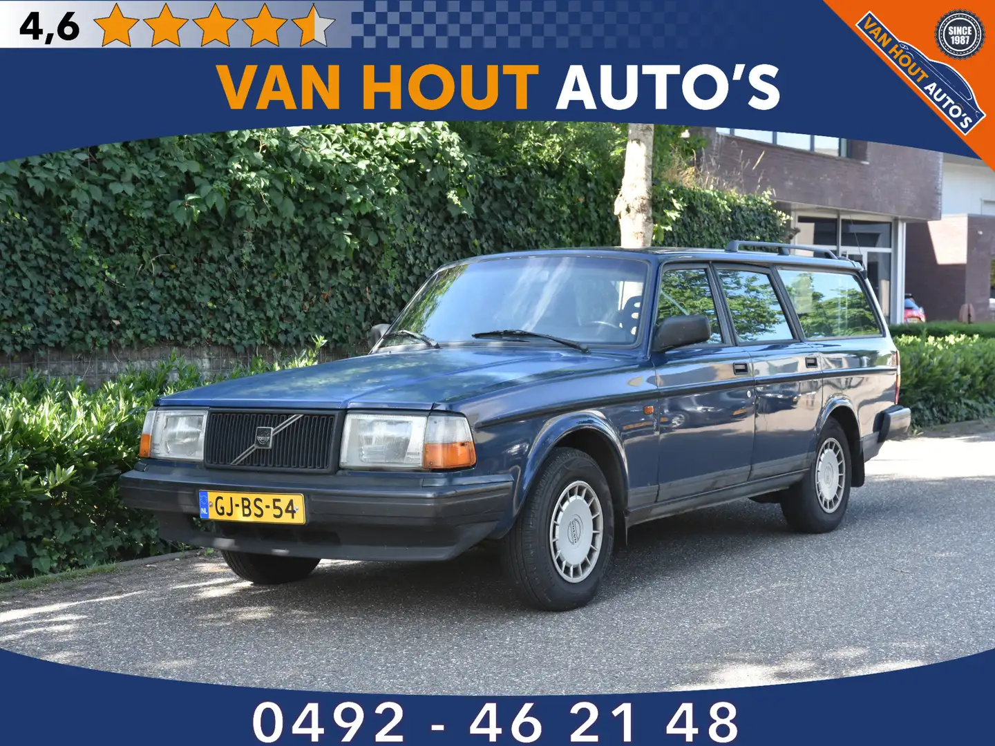 Volvo 240 2.0i Polar LPG Bleu - 1