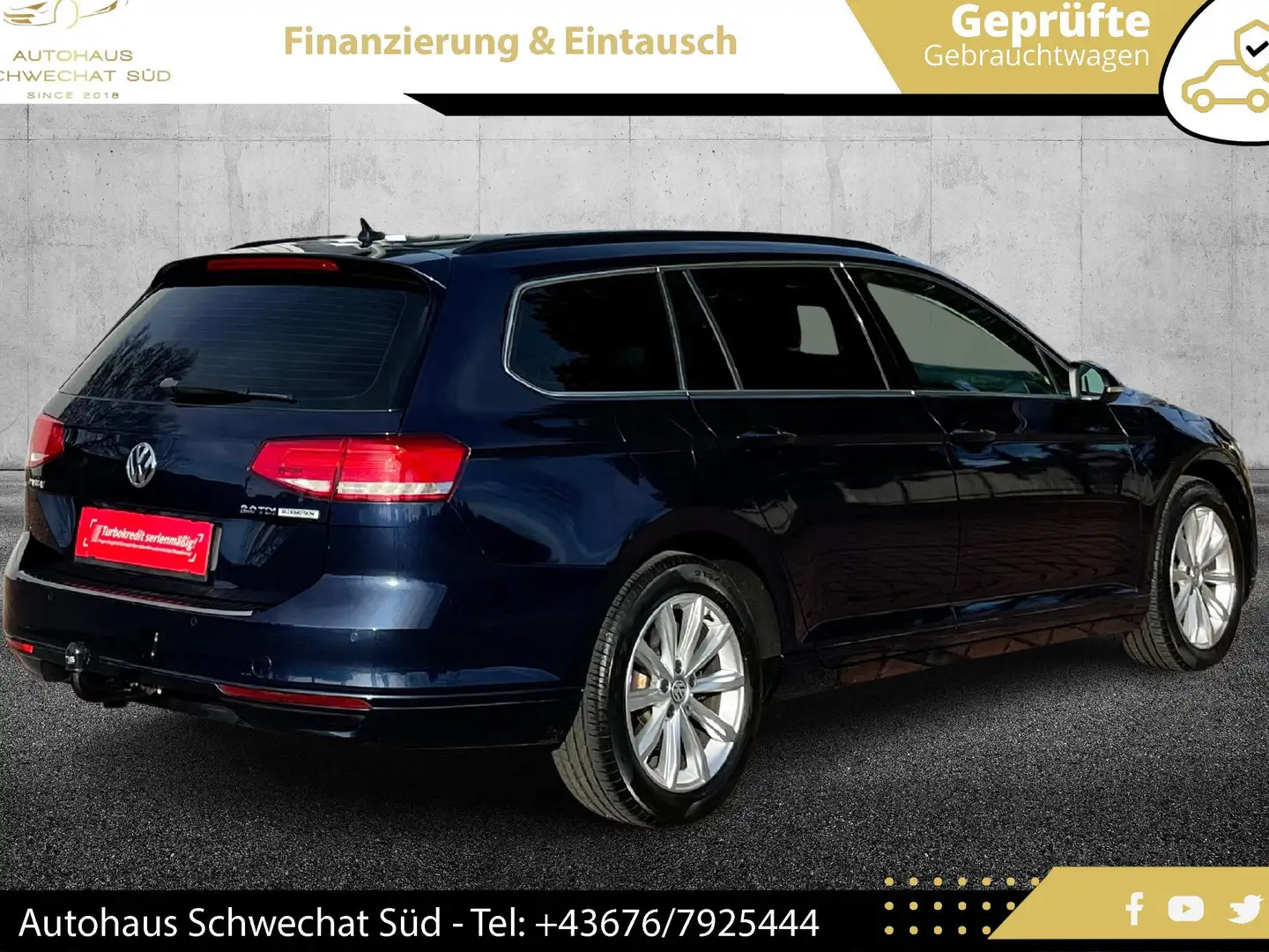 Volkswagen Passat Variant 2,0 TDI DSG Comfortline // NAVI // ACC // TEMPOMAT Blu/Azzurro - 2
