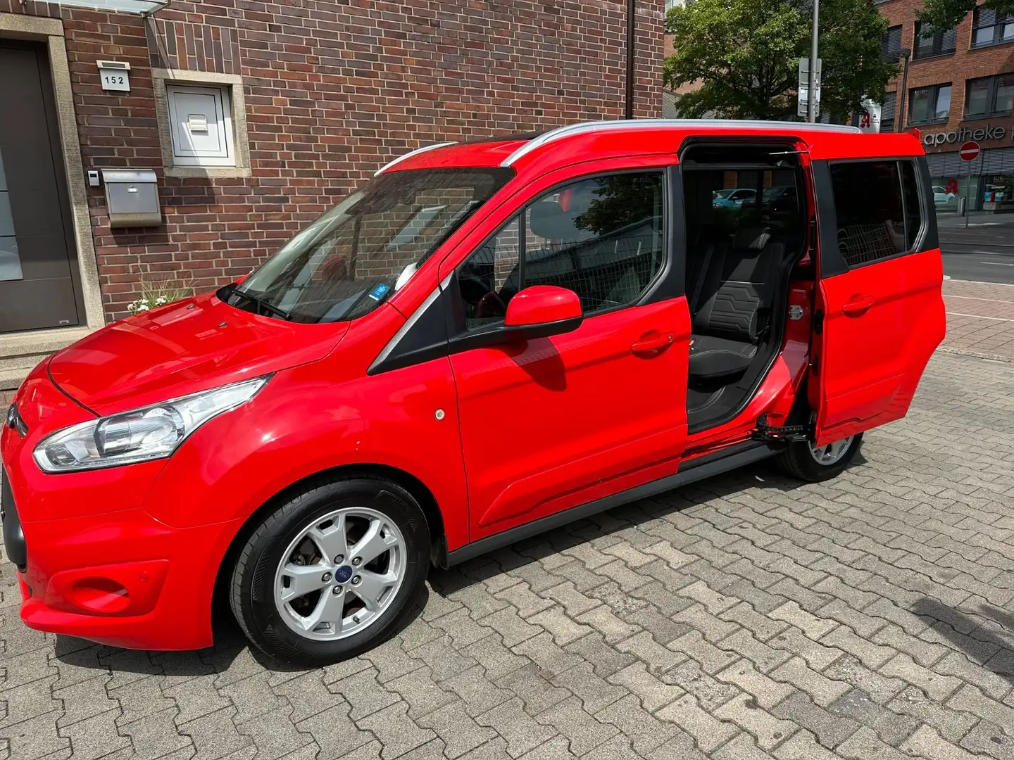 Ford Tourneo Connect Titanium*Garantie* Rouge - 2