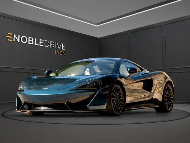 McLaren 570GT 3.8 V8 570ch - CONFIGURATION EXCEPTIONNELLE - BLUE PACIFIC SPECIAL PAINT - SUIVI COMPLET -  PPF AV