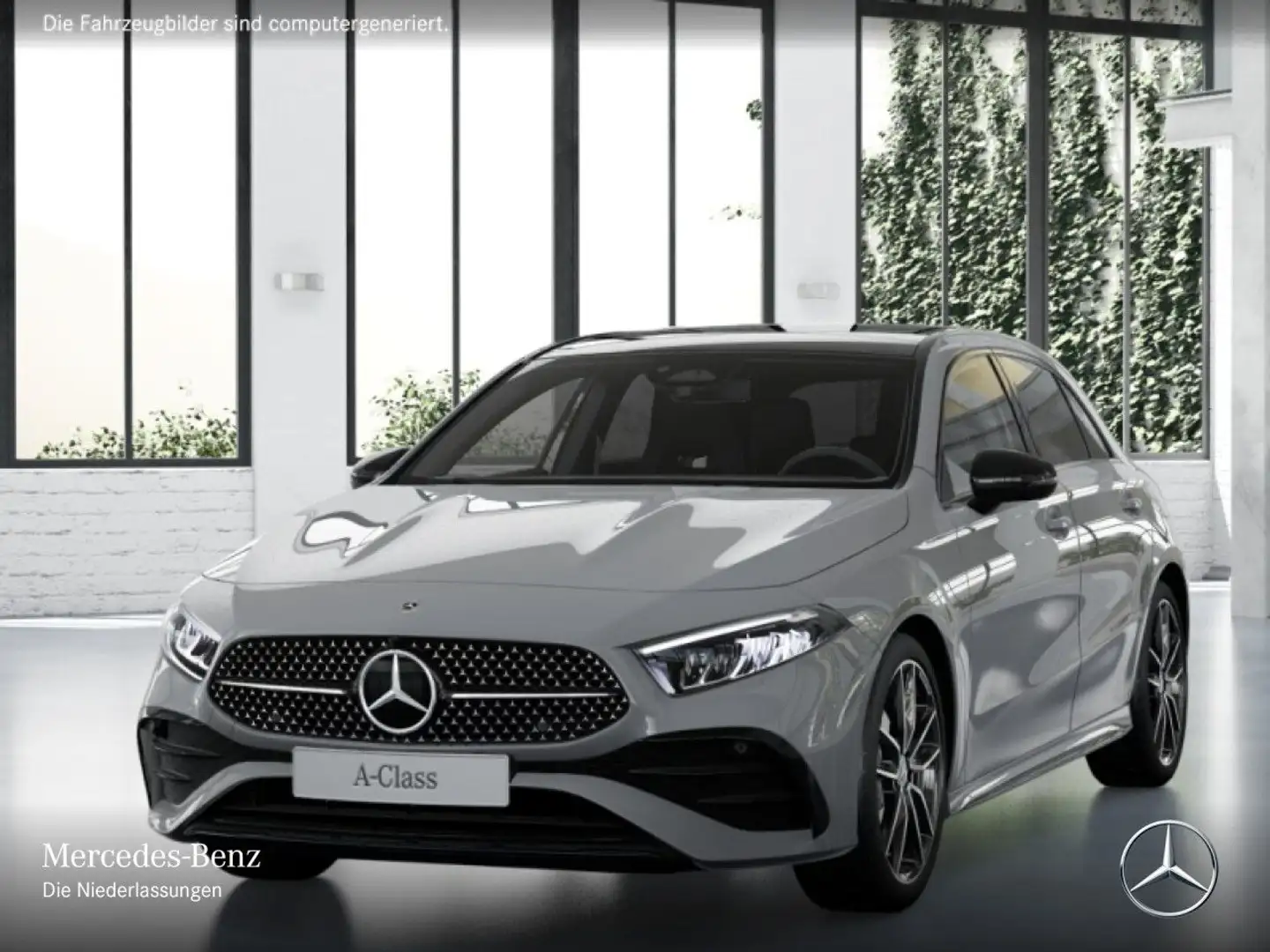 Mercedes-Benz A 180 d AMG+NIGHT+PANO+LED+KAMERA+TOTW+8G Grau - 2
