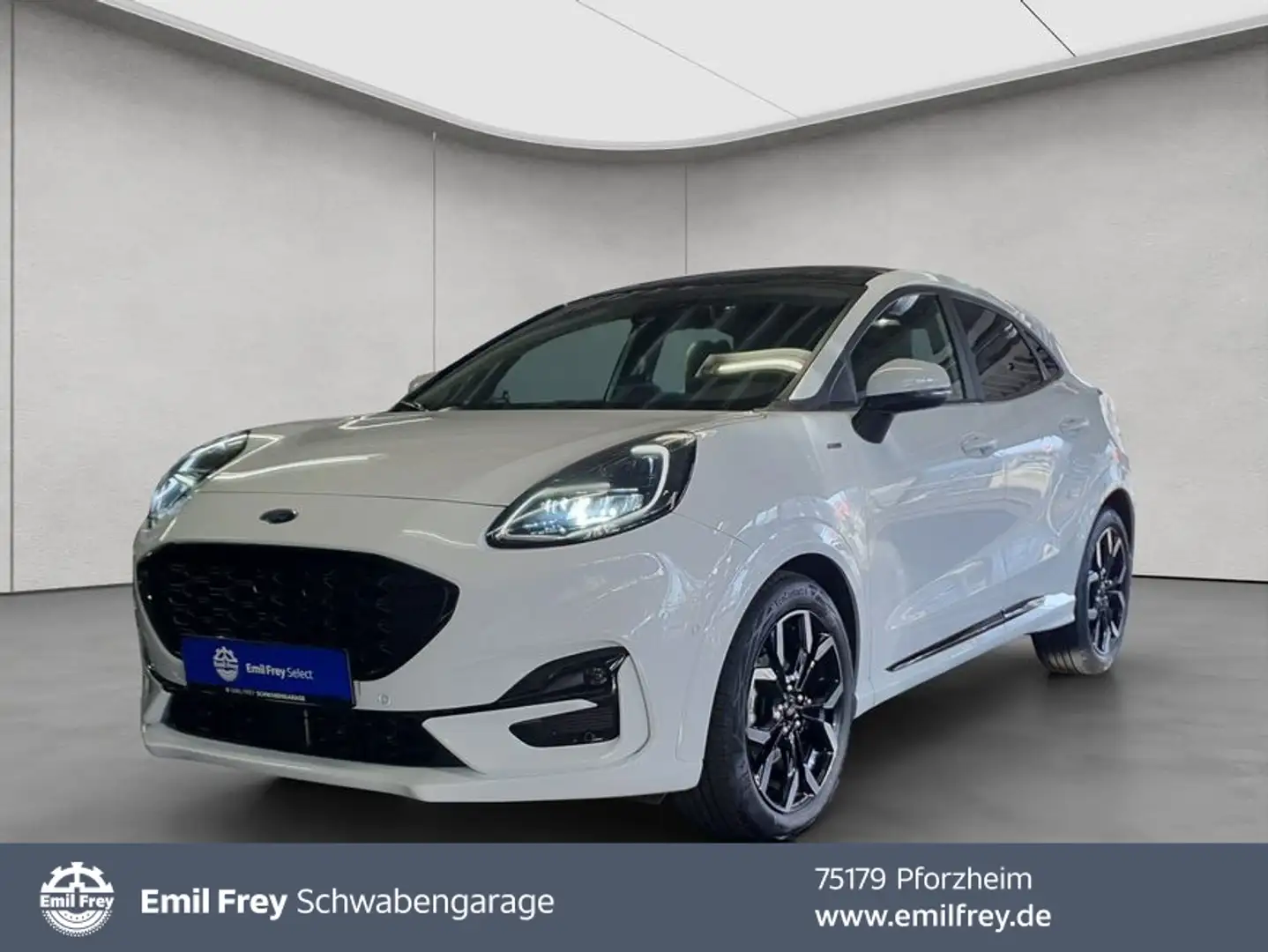 Ford Puma 1.0 EcoBoost Hybrid Aut. ST-LINE X Weiß - 1