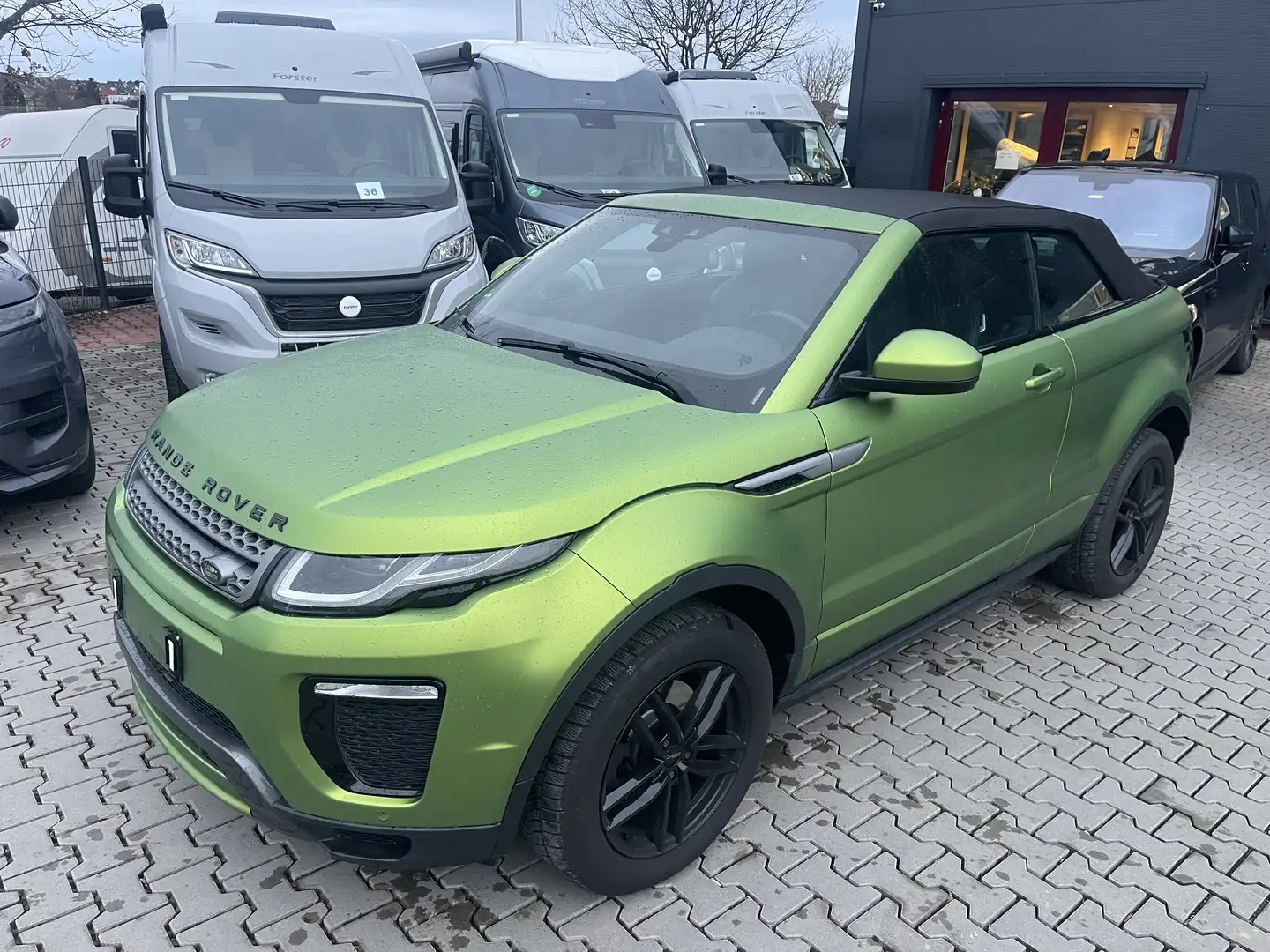 Land Rover Range Rover Evoque Cabrio TD4 SE Dynamic 2 Hand TÜV Neu Grün - 2