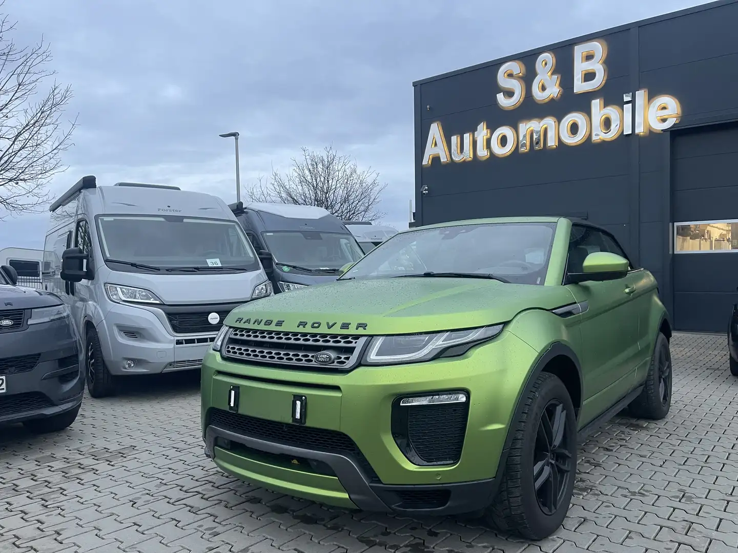 Land Rover Range Rover Evoque Cabrio TD4 SE Dynamic 2 Hand TÜV Neu Grün - 1