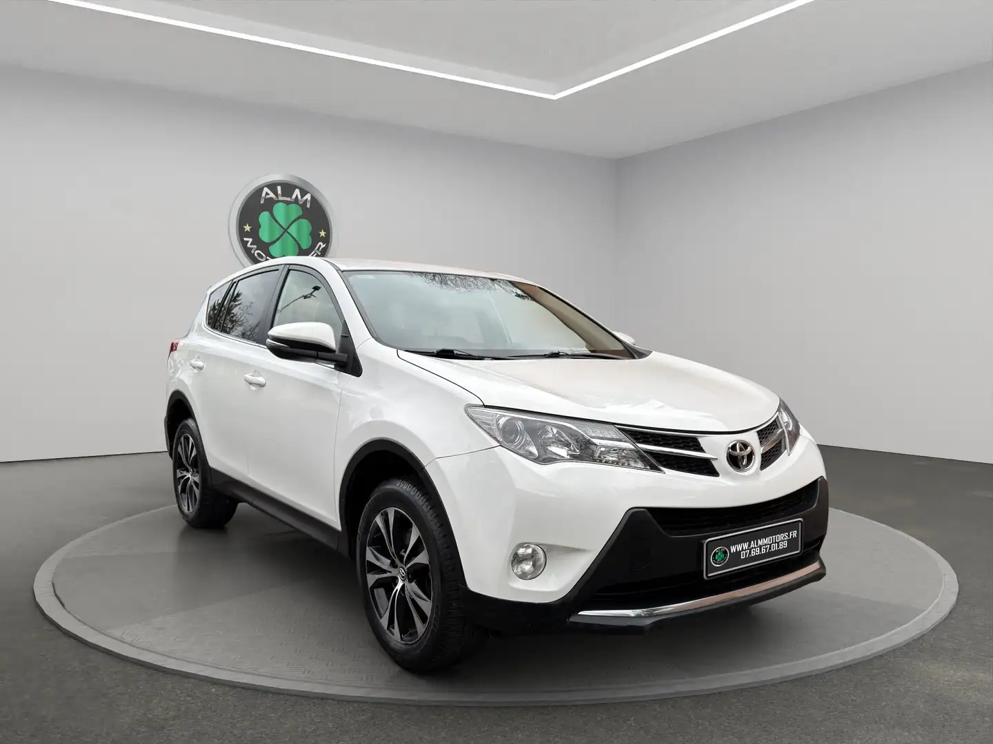 Toyota RAV 4 RAV4 124 D-4D AWD Style Blanc - 1