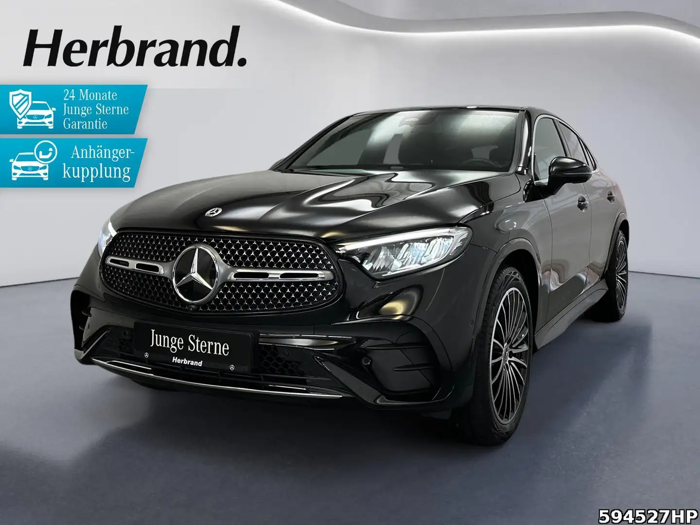 Mercedes-Benz GLC 220 d 4M Coupé AMG DISTRONIC 360° Panorama < Schwarz - 1