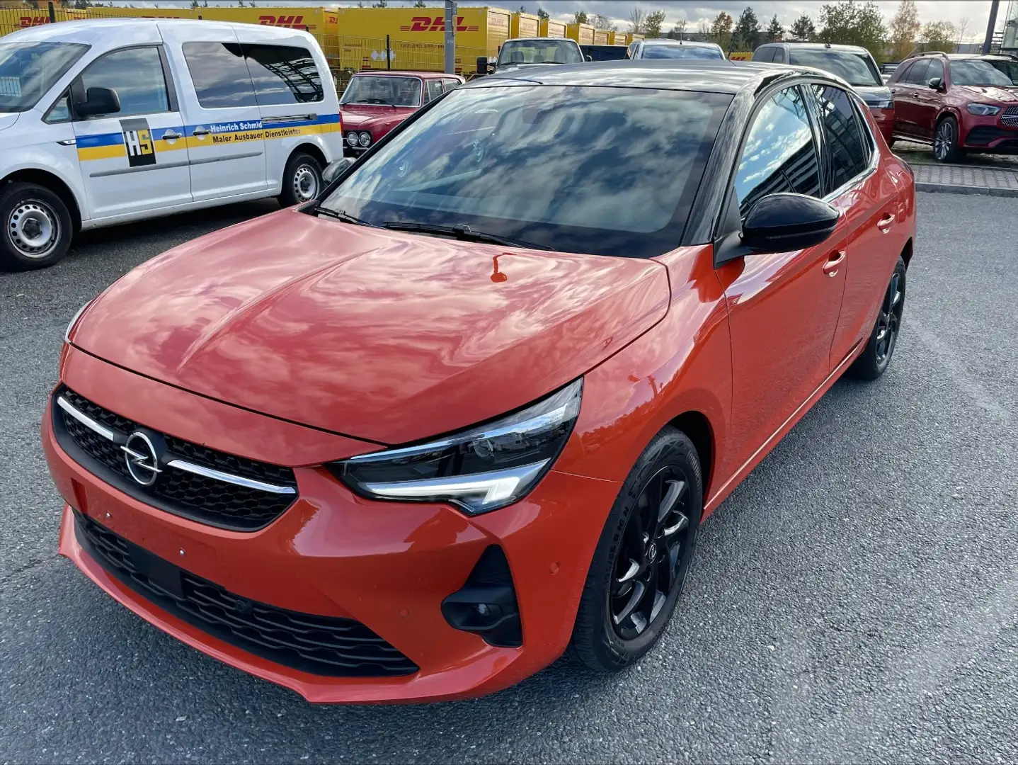 Opel Corsa F 1.2 Turbo Ultimate Alcantara+SHZ+ab2,99% Orange - 2