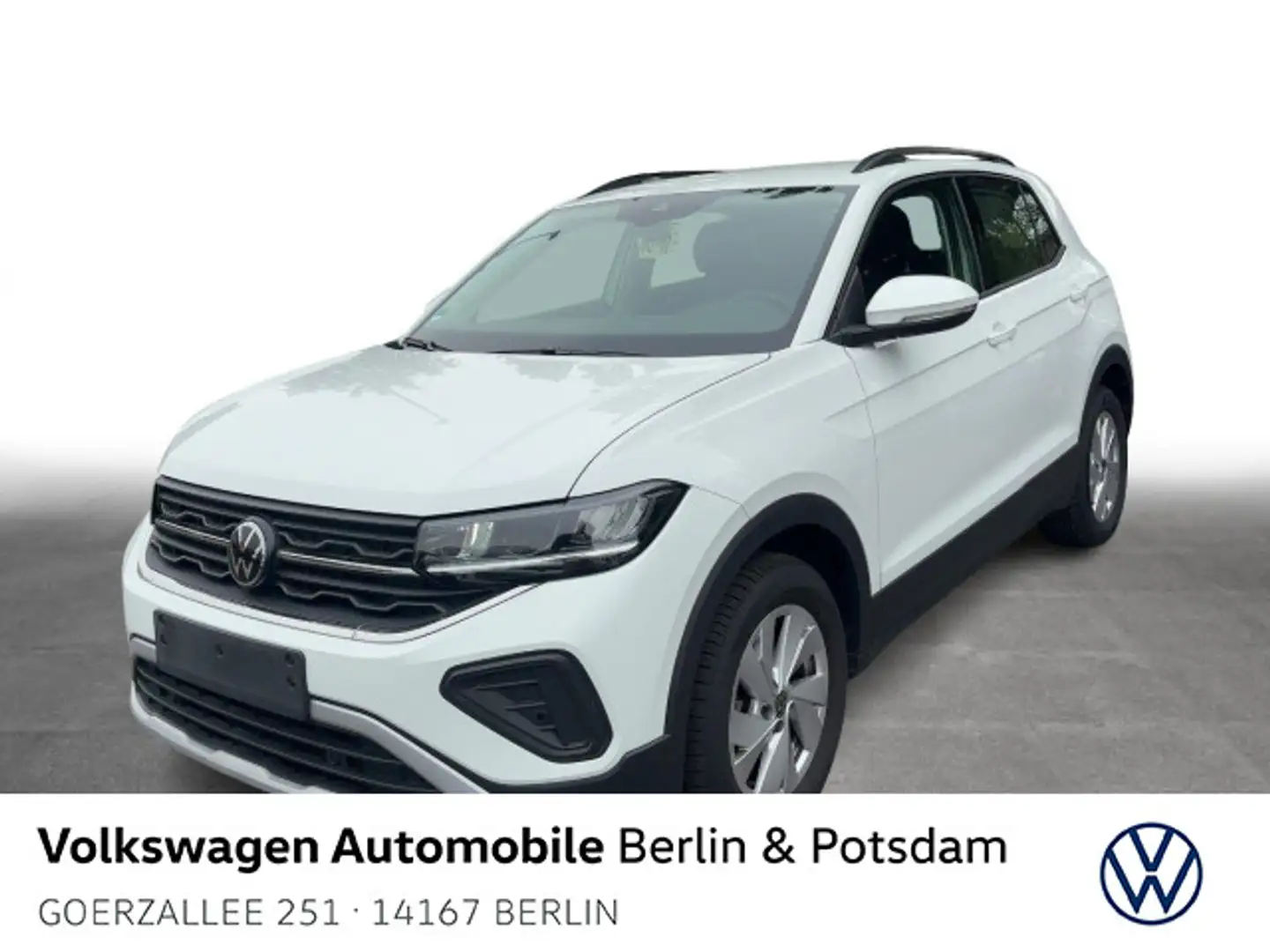 Volkswagen T-Cross 1.0 TSI DSG Life Navi LED PDC SHZ Telef Weiß - 1