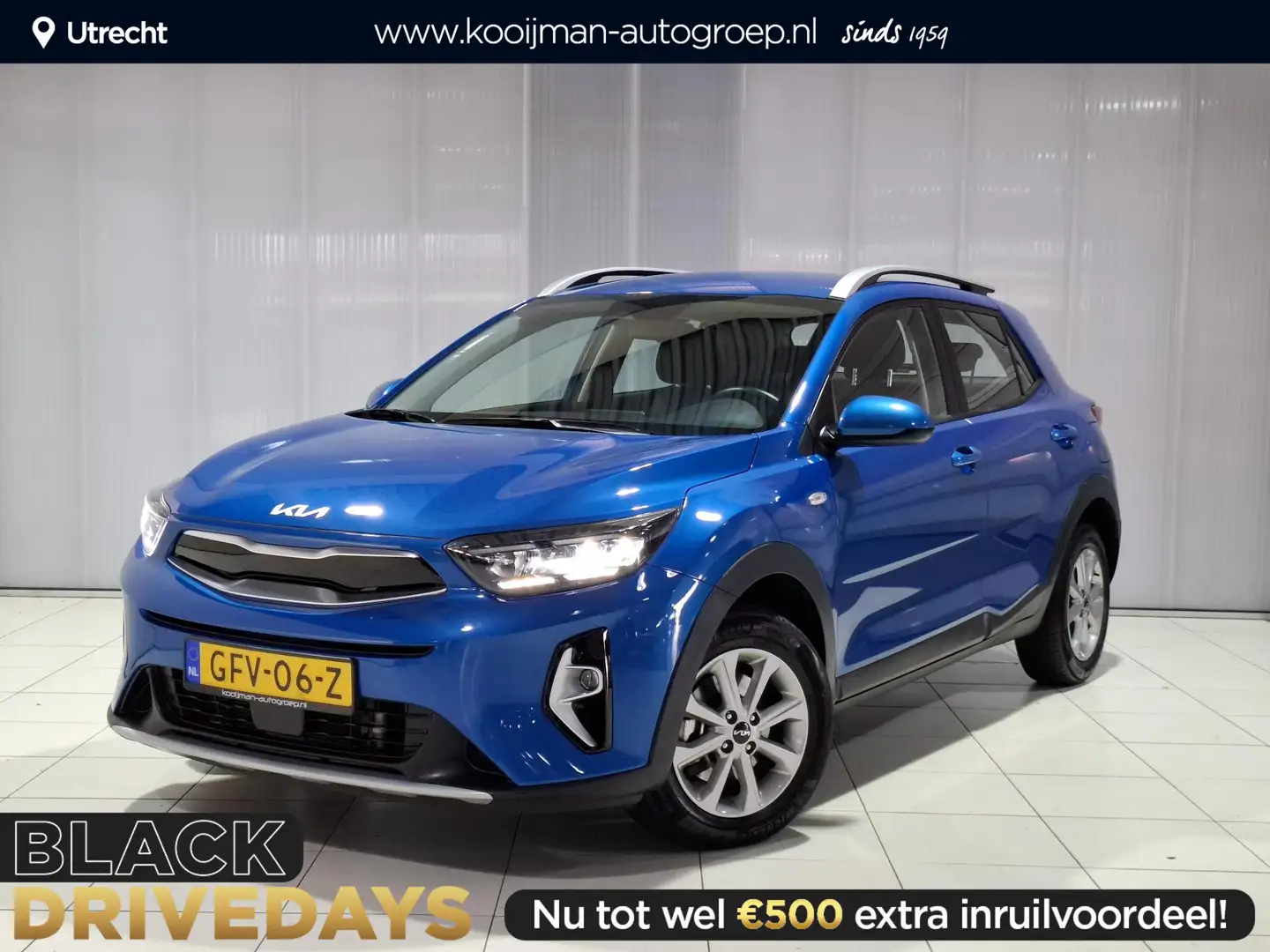 Kia Stonic 1.0 T-GDi MHEV DynamicLine Apple Carplay/Android A Bleu - 1