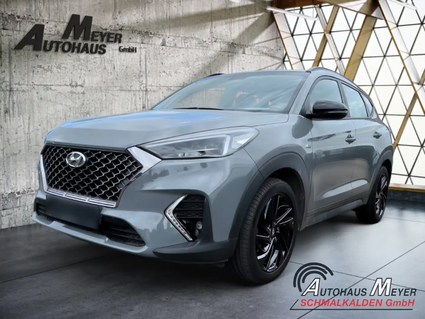 Hyundai TUCSON 1.6 T-GDi N Line +RFK+ALU+SHZ+Navi+ Grau - 2