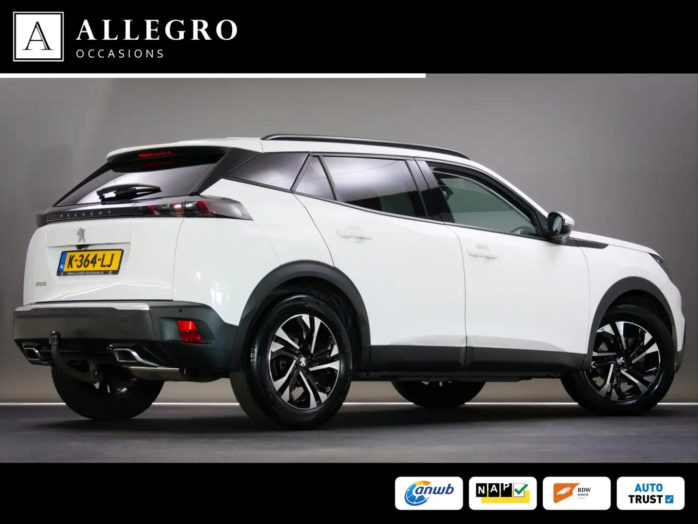 Peugeot 2008 1.2 PureTech Allure Pack (TREKHAAK, APPLE CARPLAY Blanco - 2