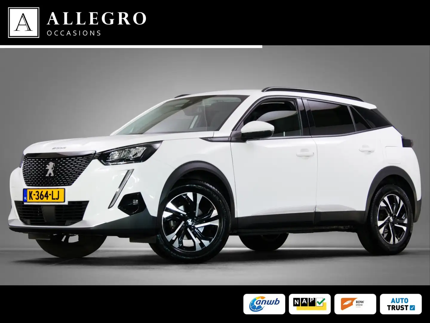 Peugeot 2008 1.2 PureTech Allure Pack (TREKHAAK, APPLE CARPLAY Blanco - 1