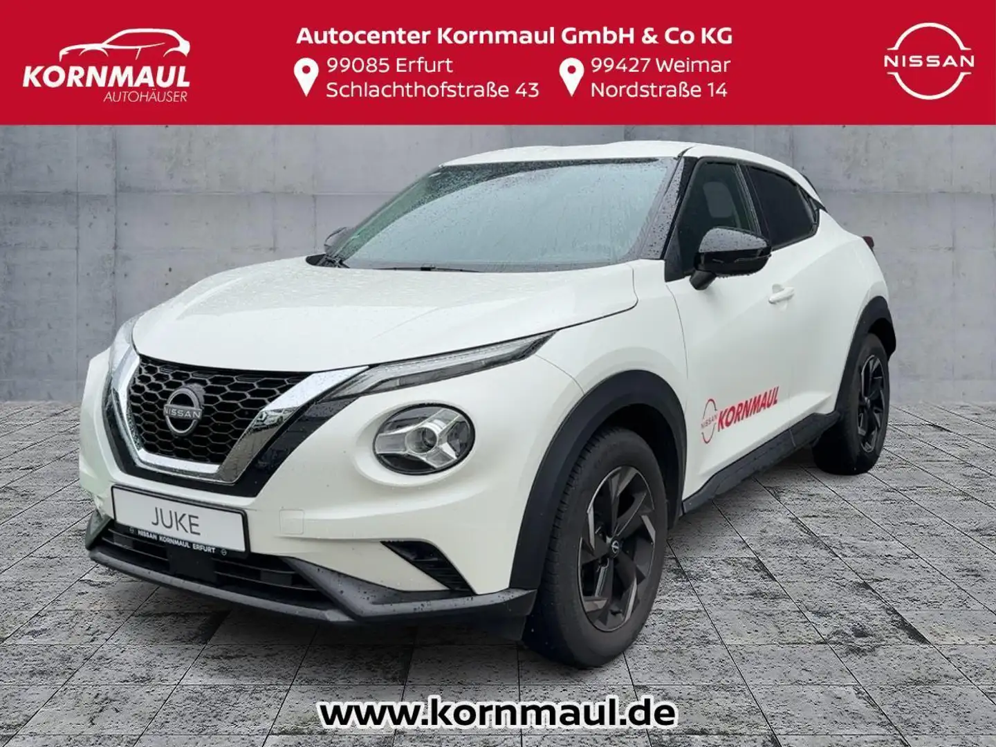 Nissan Juke N-STYLE 1.0 DIG-T 114 PS Klima Weiß - 1