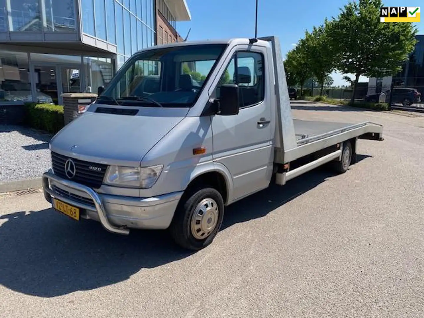 Mercedes-Benz Sprinter 412 D OPRIJWAGEN NIEUWE LUCHTVERING, LIER ,CRUISEC Stříbrná - 1