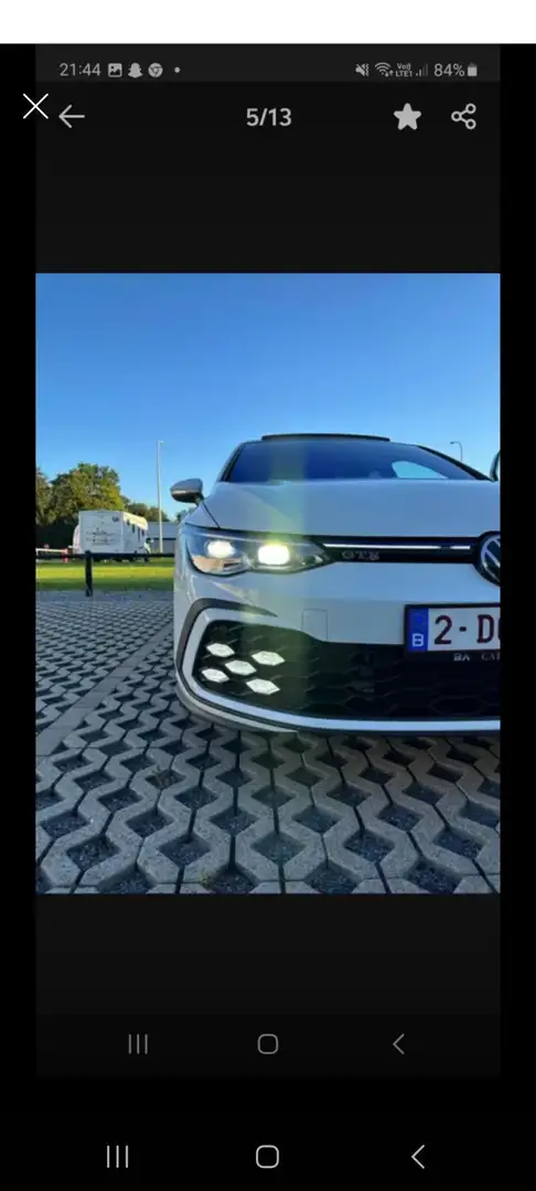 Volkswagen Golf 1.4 eHybrid OPF DSG GTE Blanc - 1
