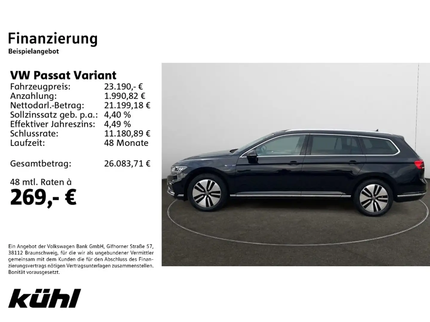 Volkswagen Passat Variant 1.4 TSI Plug In Hybrid GTE Navi,A Schwarz - 2