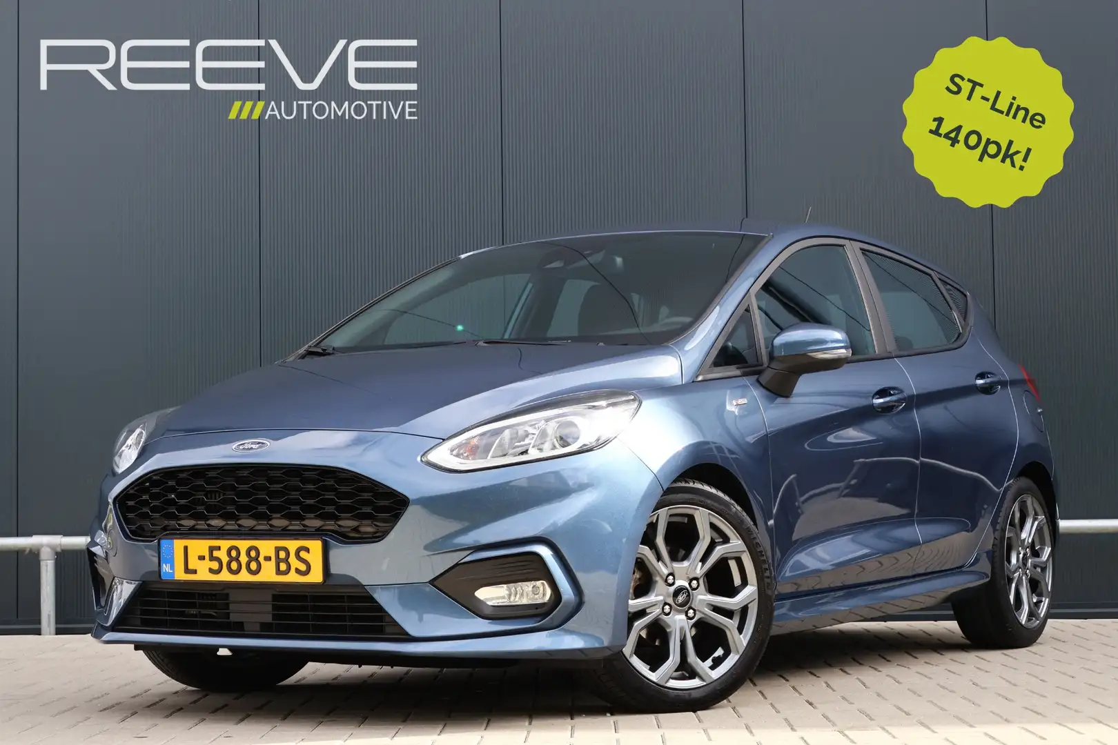 Ford Fiesta 1.0 EcoBoost 140pk ST-Line | Carplay | 17 Inch | C Blauw - 1