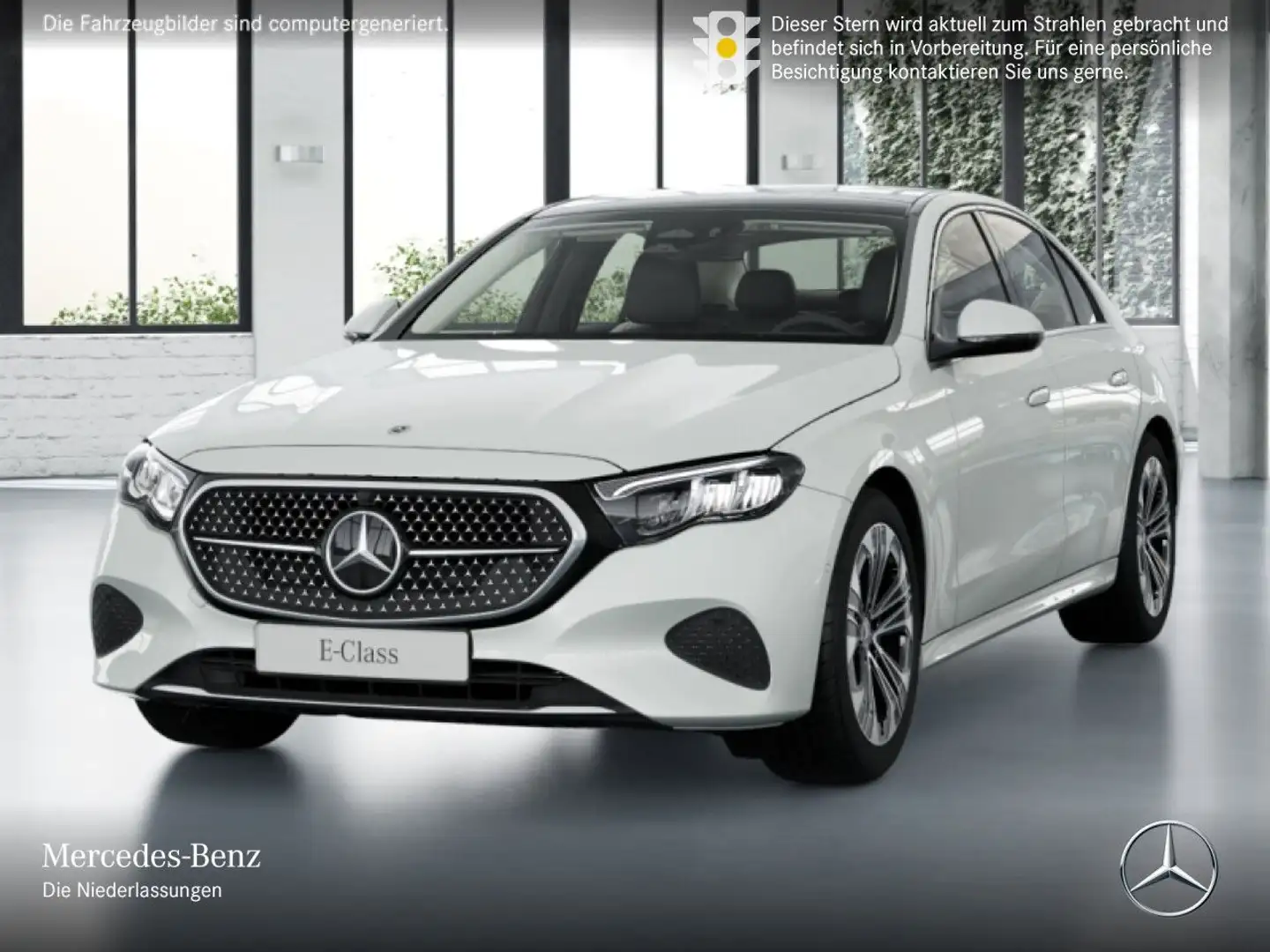 Mercedes-Benz E 220 d Avantgarde Pano Burmester Distr+ HUD LED Weiß - 2