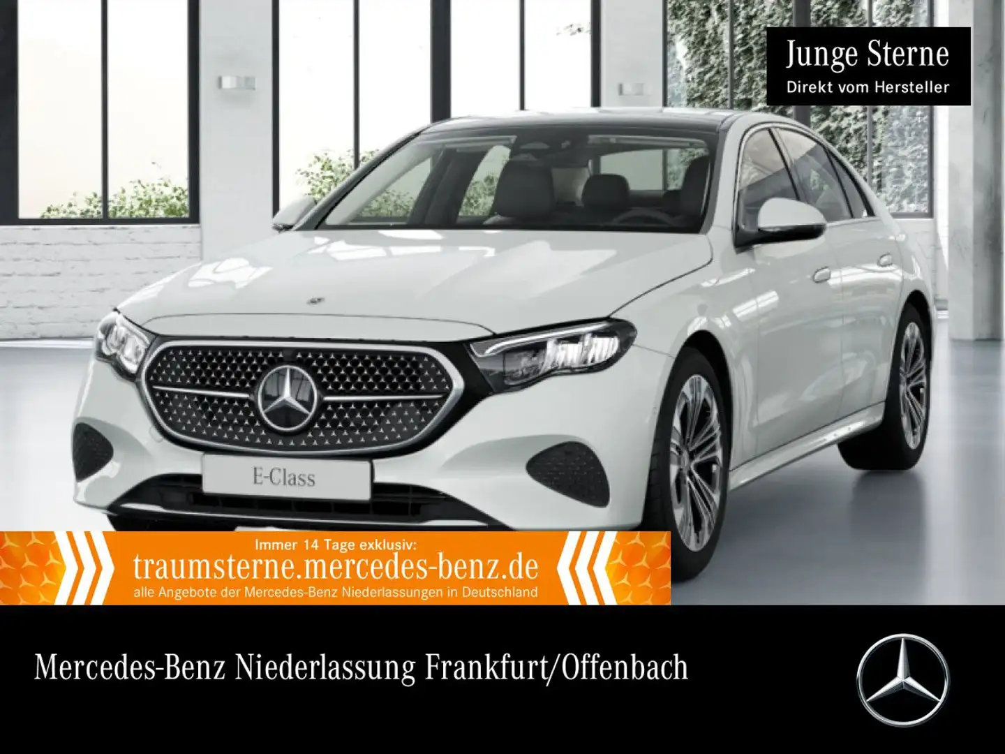 Mercedes-Benz E 220 d Avantgarde Pano Burmester Distr+ HUD LED Weiß - 1