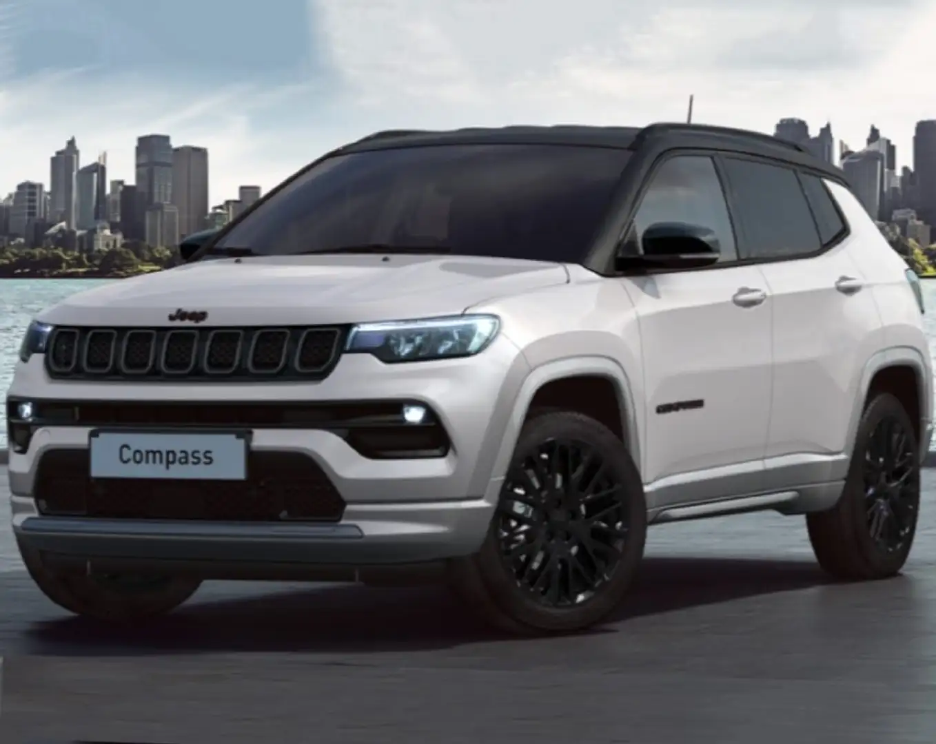 Jeep Compass 1.5 Turbo T4 130 CV MHEV 2WD S Blanc - 1