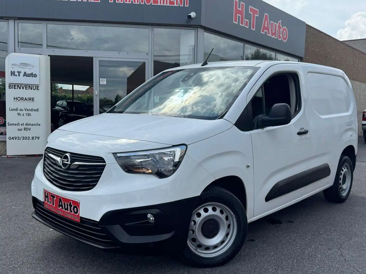 Opel Combo 1.5 D/Etat neuf/Utilitaire/2 places/Airco/Tvac Blanc - 1