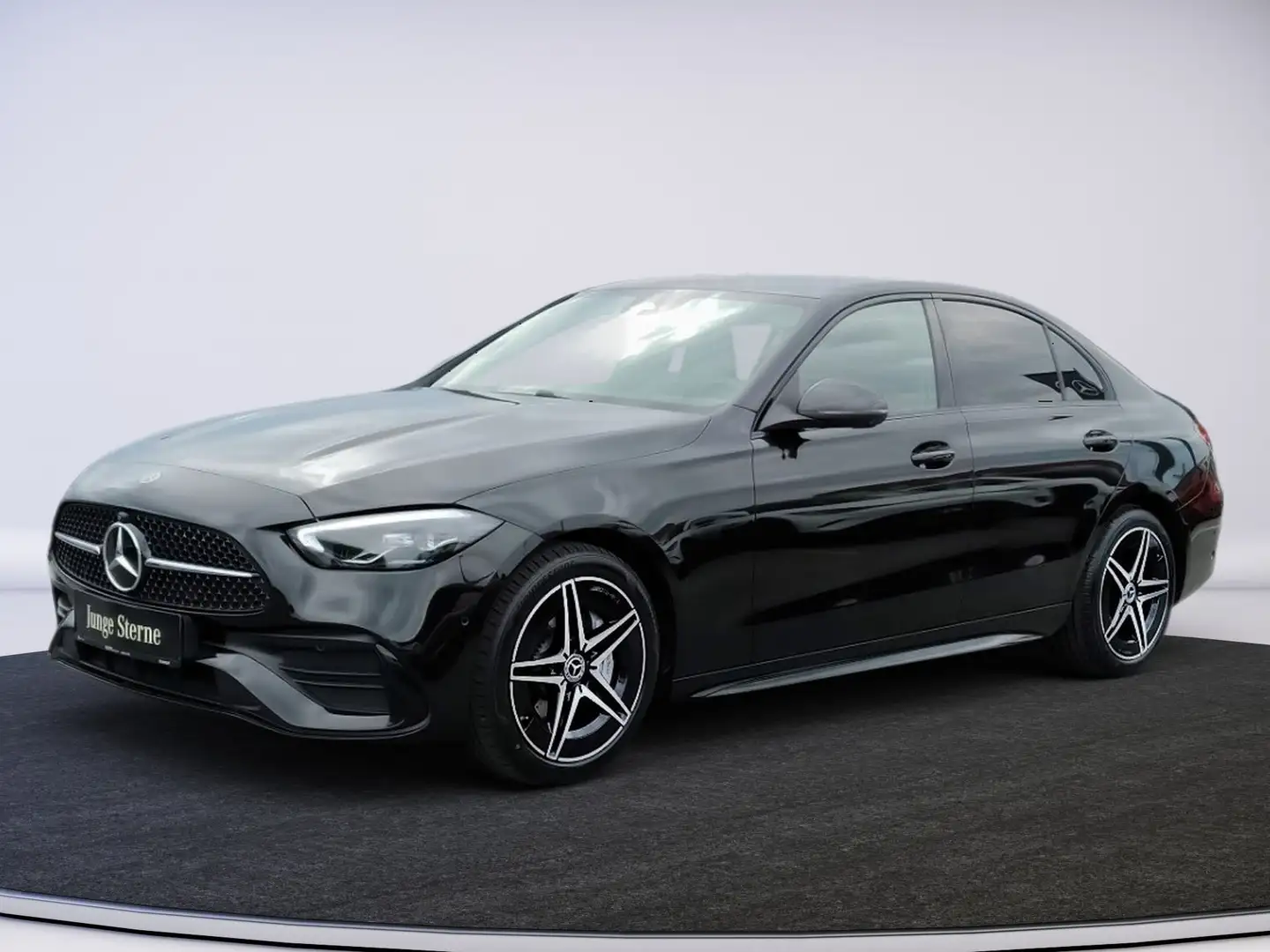 Mercedes-Benz C 200 d AMG-Line Night Memory Schwarz - 2