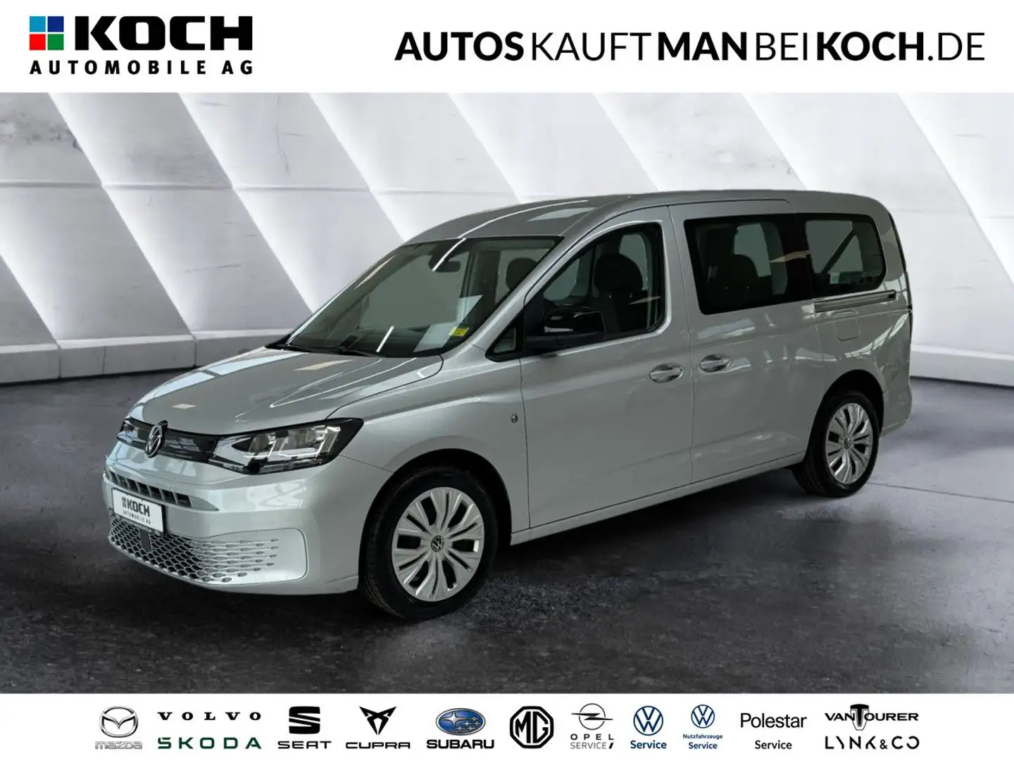Volkswagen Caddy Maxi 2.0 TDI DSG 7 Sitze KAMERA TEMPOMAT Silber - 1
