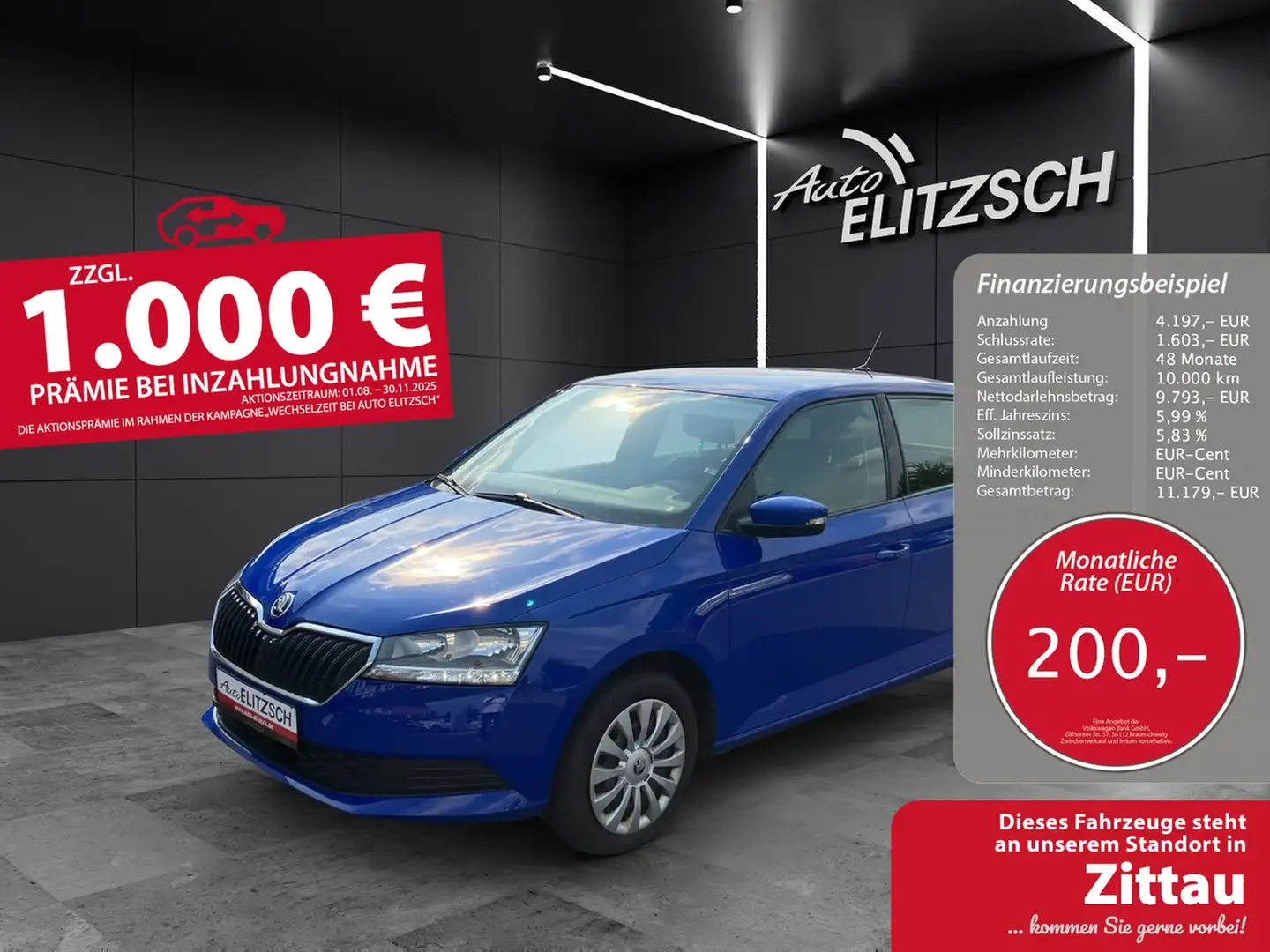 Skoda Fabia Cool Plus Blau - 1