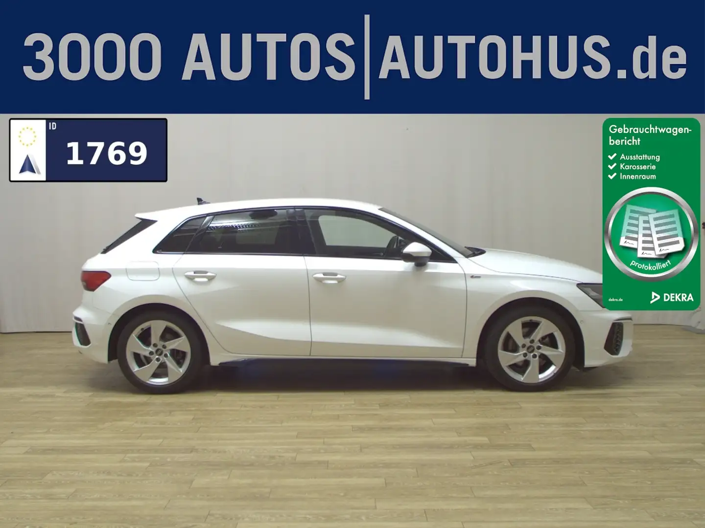 Audi A3 Sportback 35 TFSI S-Line Navi LED vc Sound Blanc - 1