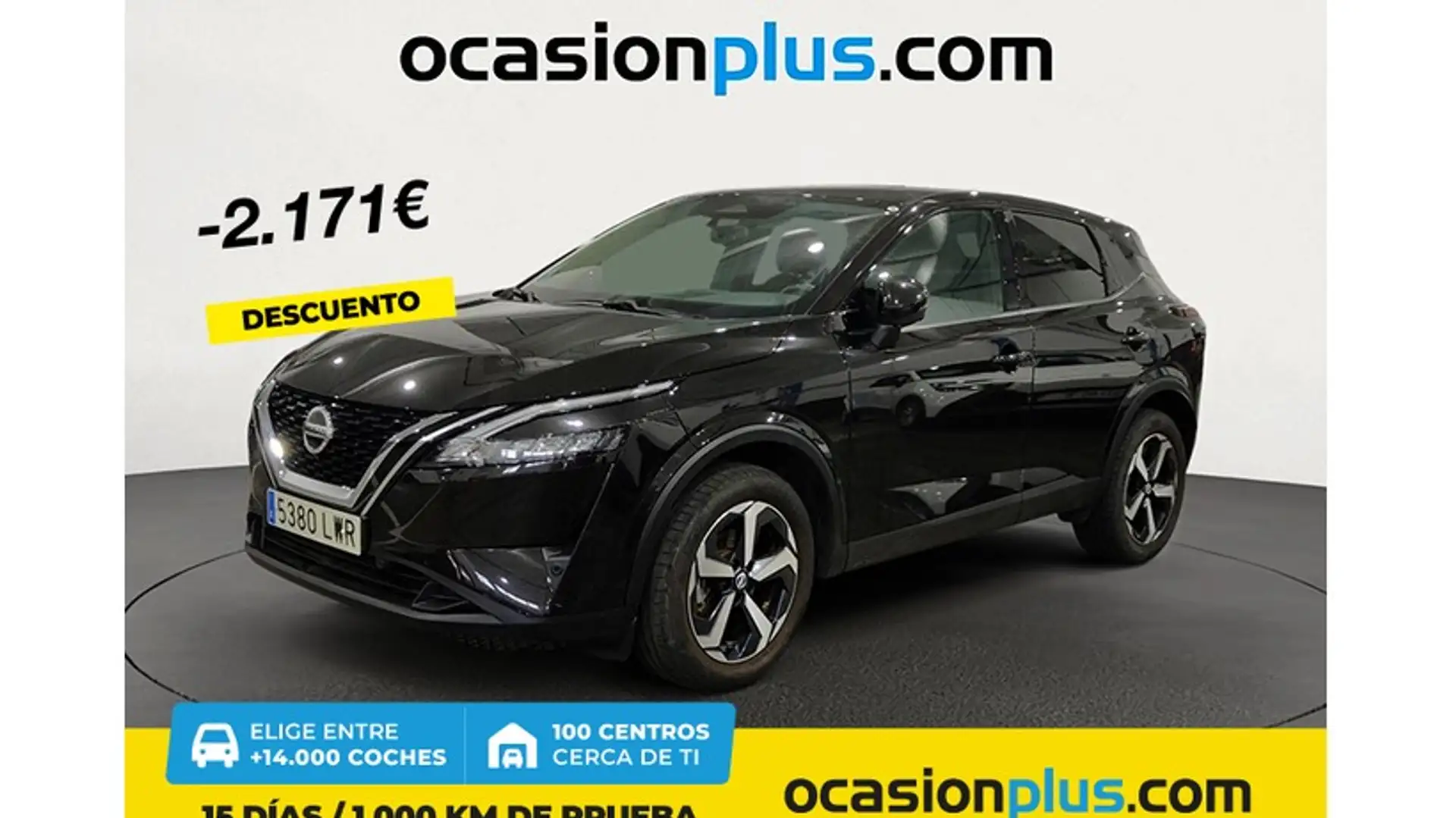 Nissan Qashqai 1.3 DIG-T mHEV 12V N-Connecta 4x2 103kW Zwart - 1