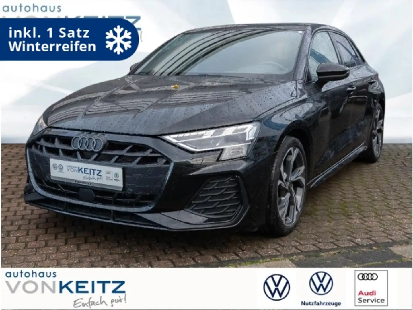 Audi A3 Sportback 35 TFSI S line +WR+RFK+SHZ+NAVI+HUD+ Schwarz - 1