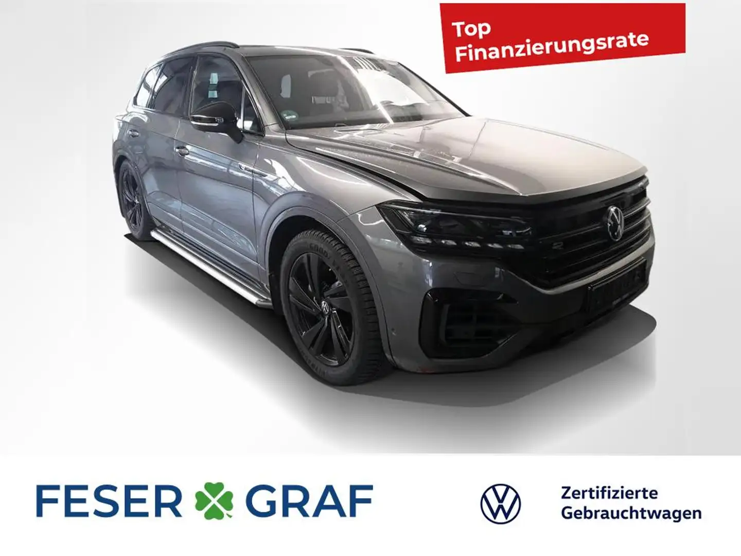 Volkswagen Touareg R-Line 3.0 TSI 8-GANG TIPTRONIC NAVI KAMERA PANO Gris - 1
