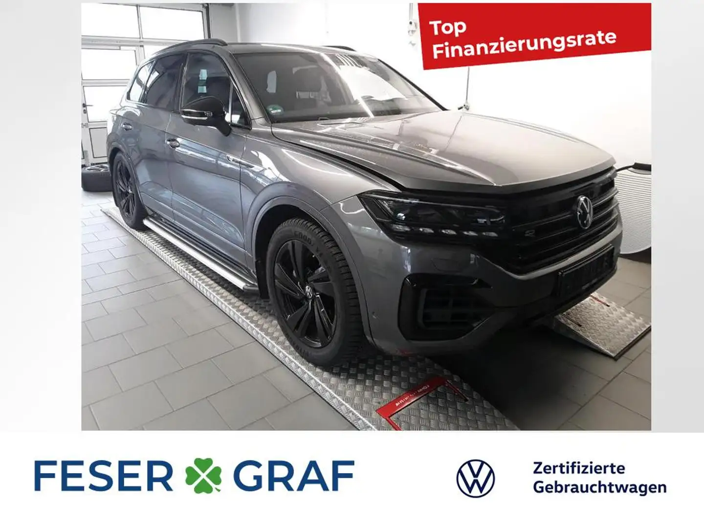 Volkswagen Touareg R-Line 3.0 TSI 8-GANG TIPTRONIC NAVI KAMERA PANO Gris - 1