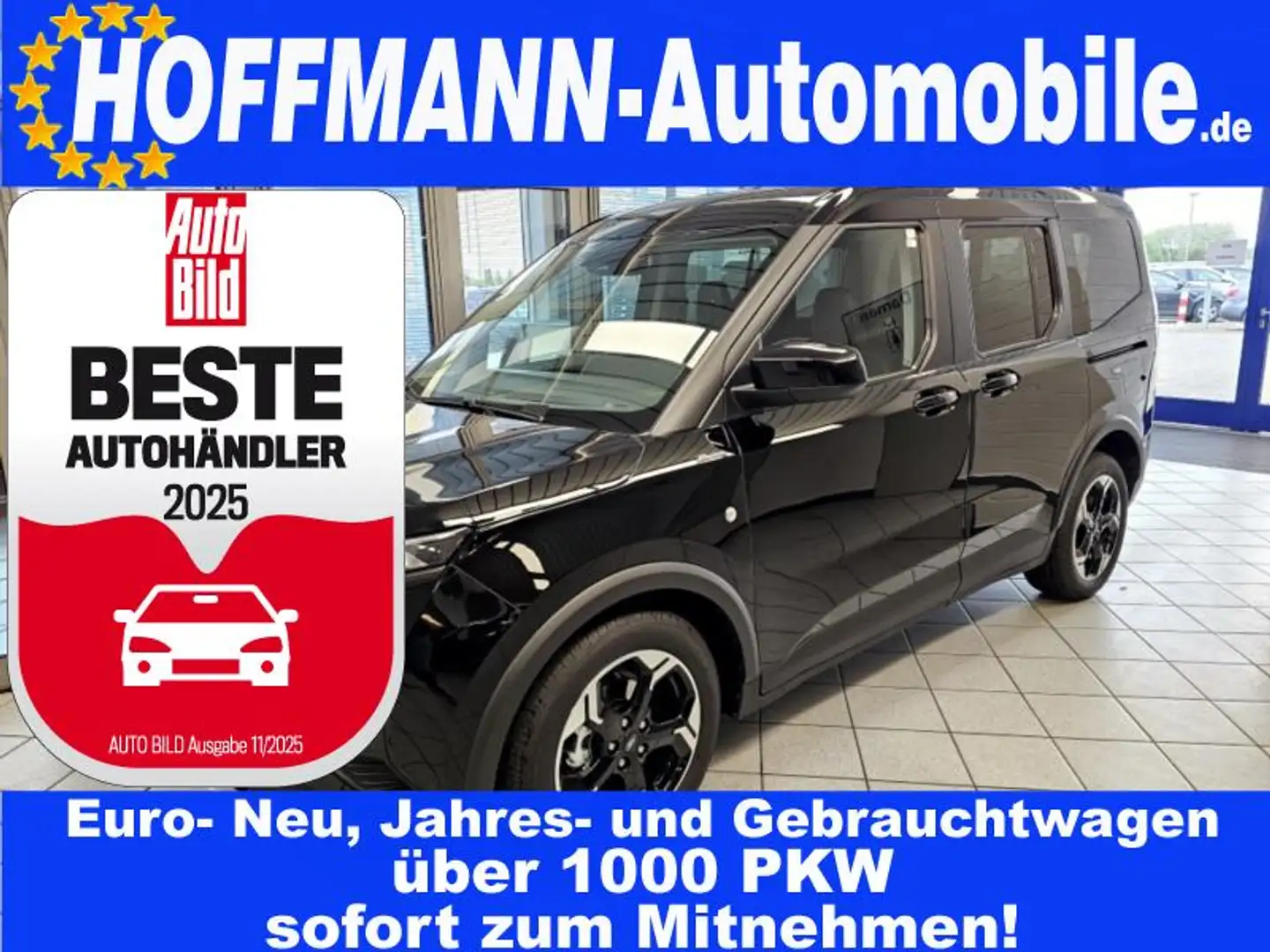 Ford Tourneo Courier Active Climatr.,Navi,Winterpaket Černá - 1
