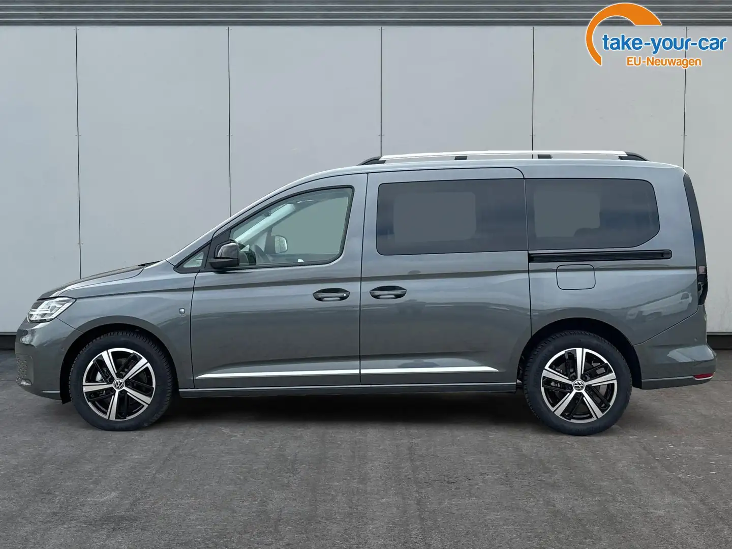 Volkswagen Caddy Maxi Style  LED+ KAMERA+ PDC + LANE ASSIST 1.5 ... Grau - 2
