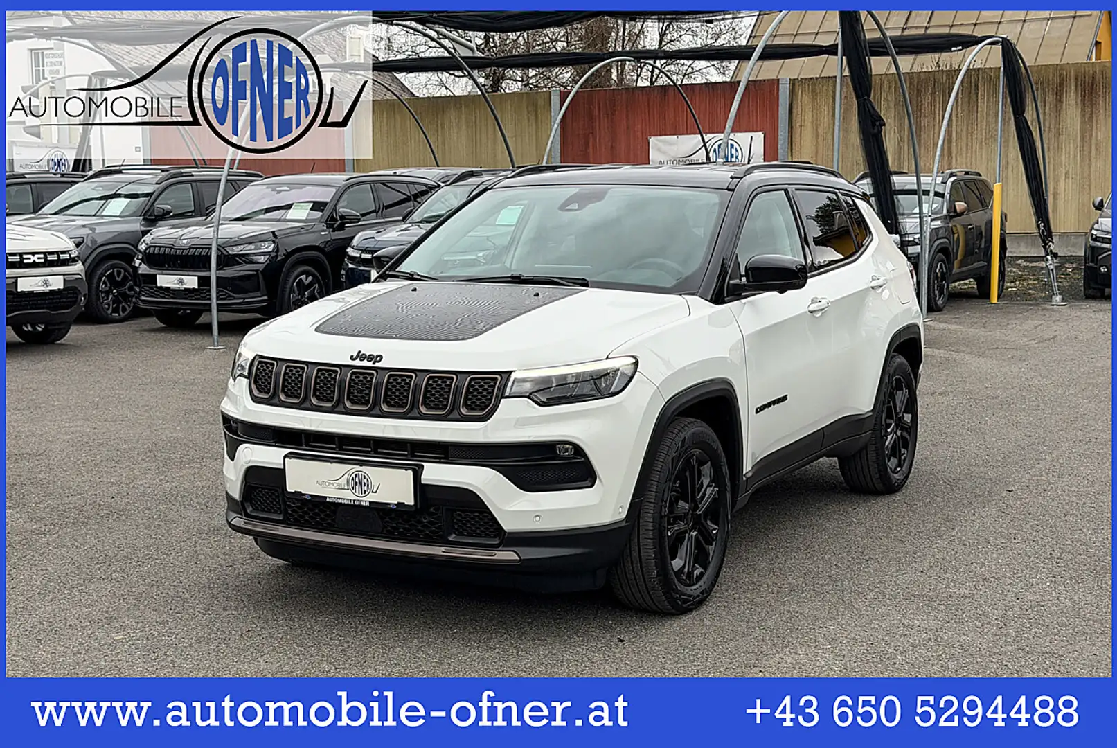 Jeep Compass 1.3 PHEV Sustainability AT 4xe 360°Kamera Alpin... Weiß - 1