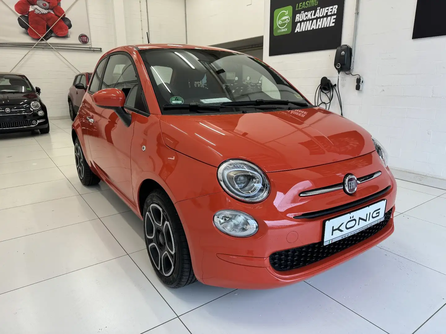 Fiat 500 1.0 CLUB Klima*Tempomat*Apple CarPlay Arancione - 2
