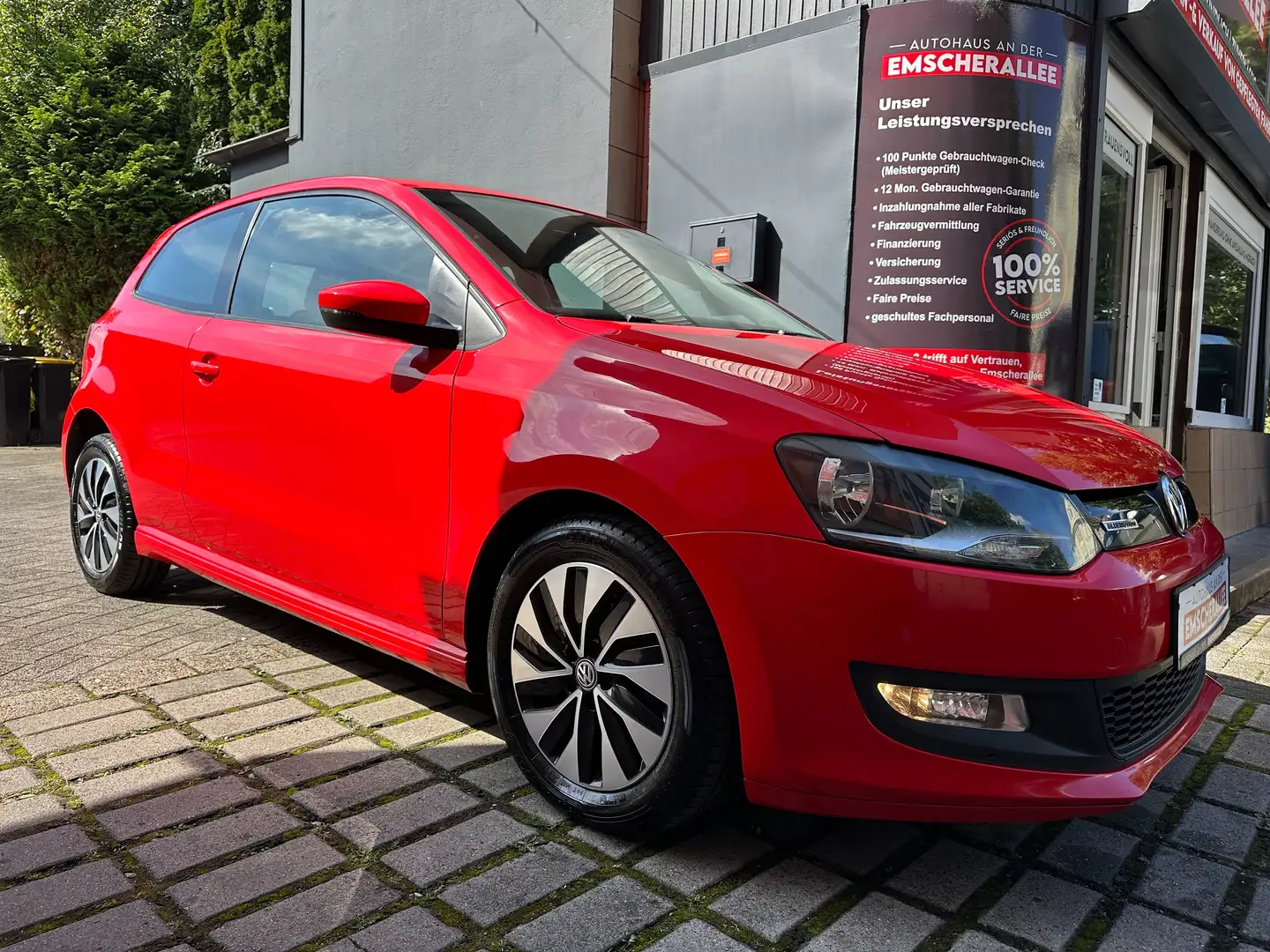 Volkswagen Polo 1.0 TSi BlueMotion/Facelift/Sportpaket/LM Rot - 1