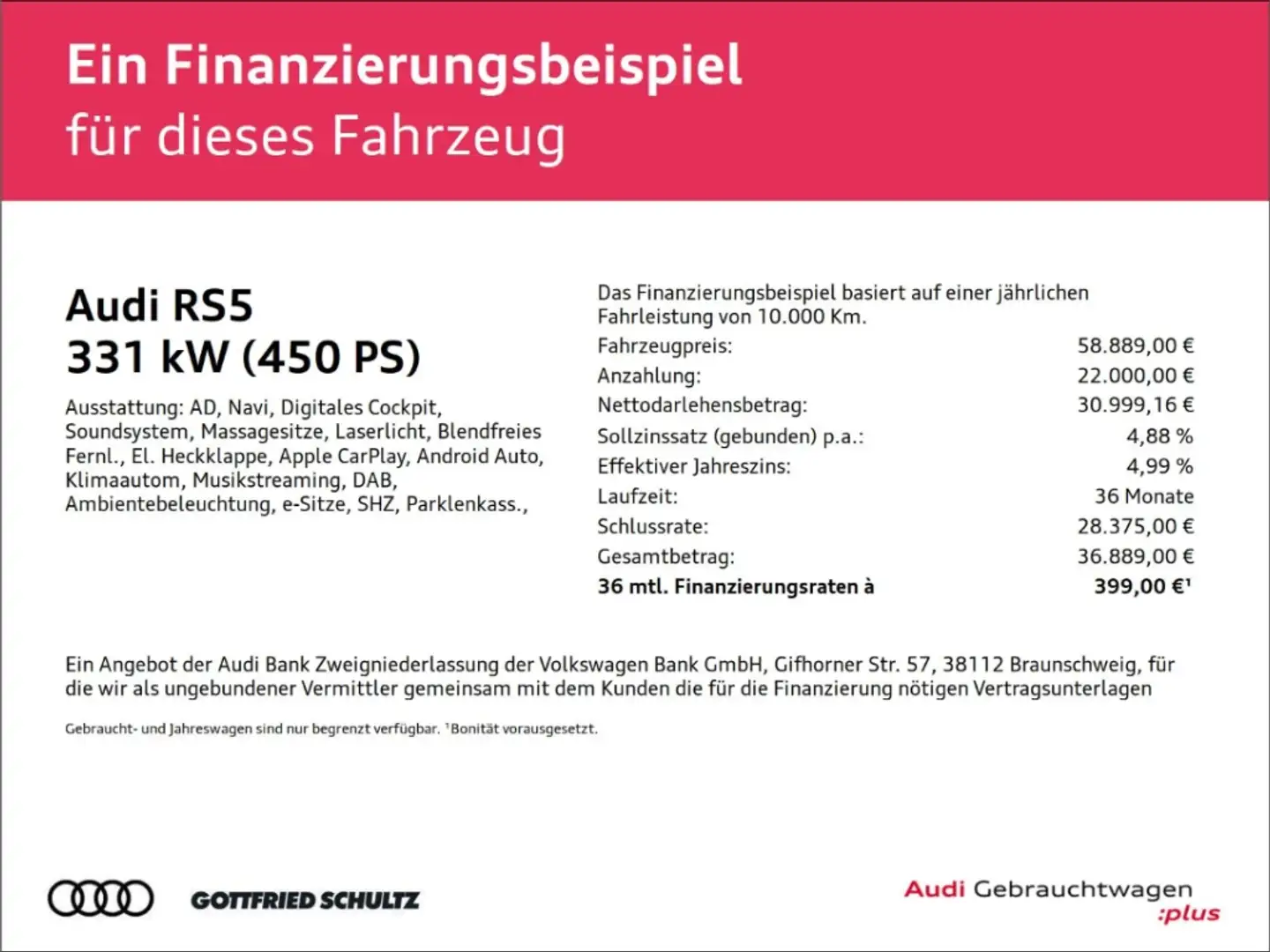 Audi RS5 Sportback 2.9 TFSI ACC B&O KAMERA LANE PARK Grau - 2