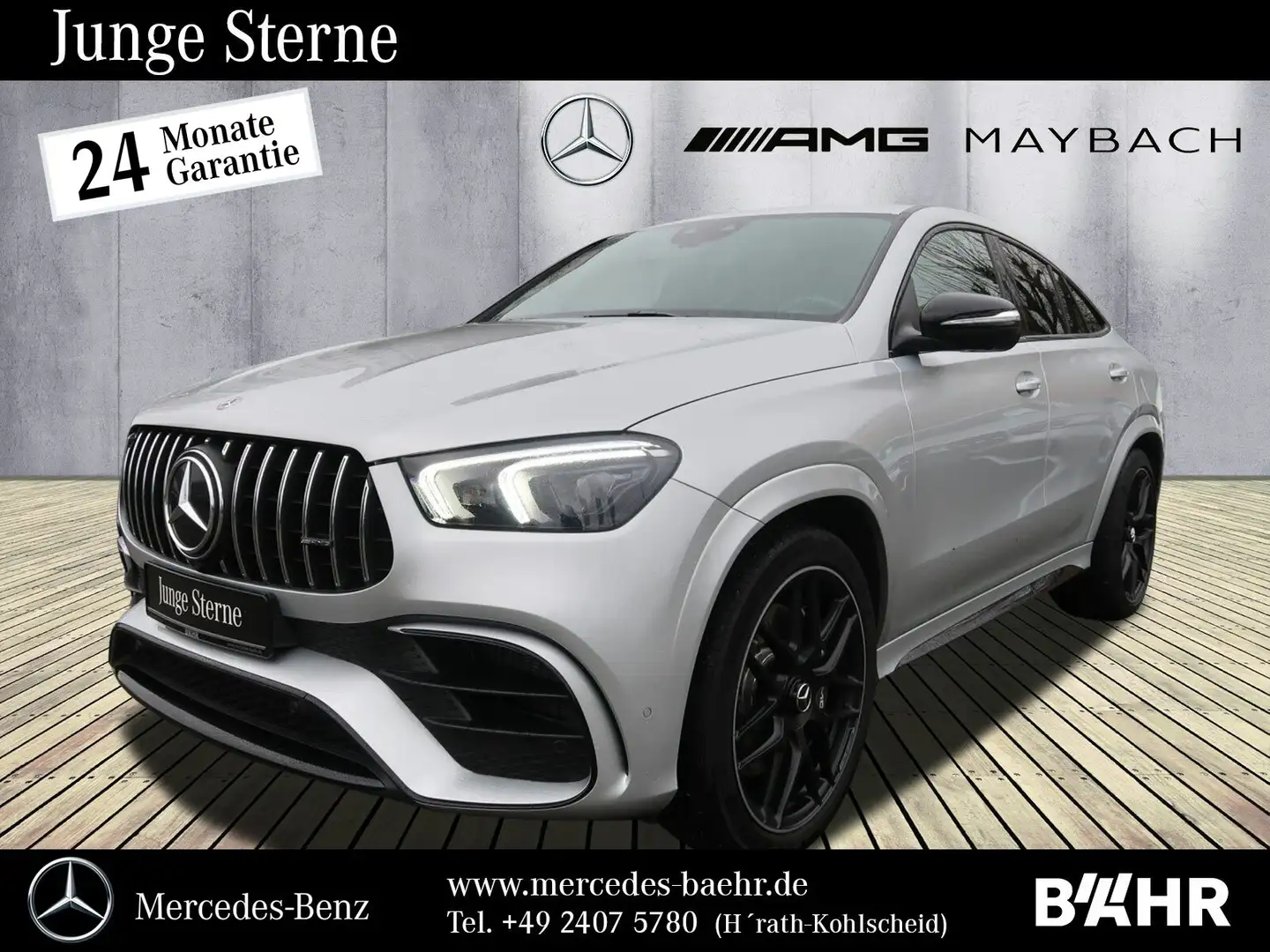 Mercedes-Benz GLE 63 AMG GLE 63 AMG 4M+ Coupé Night/Driver´s/Head-Up/AHK Silber - 1