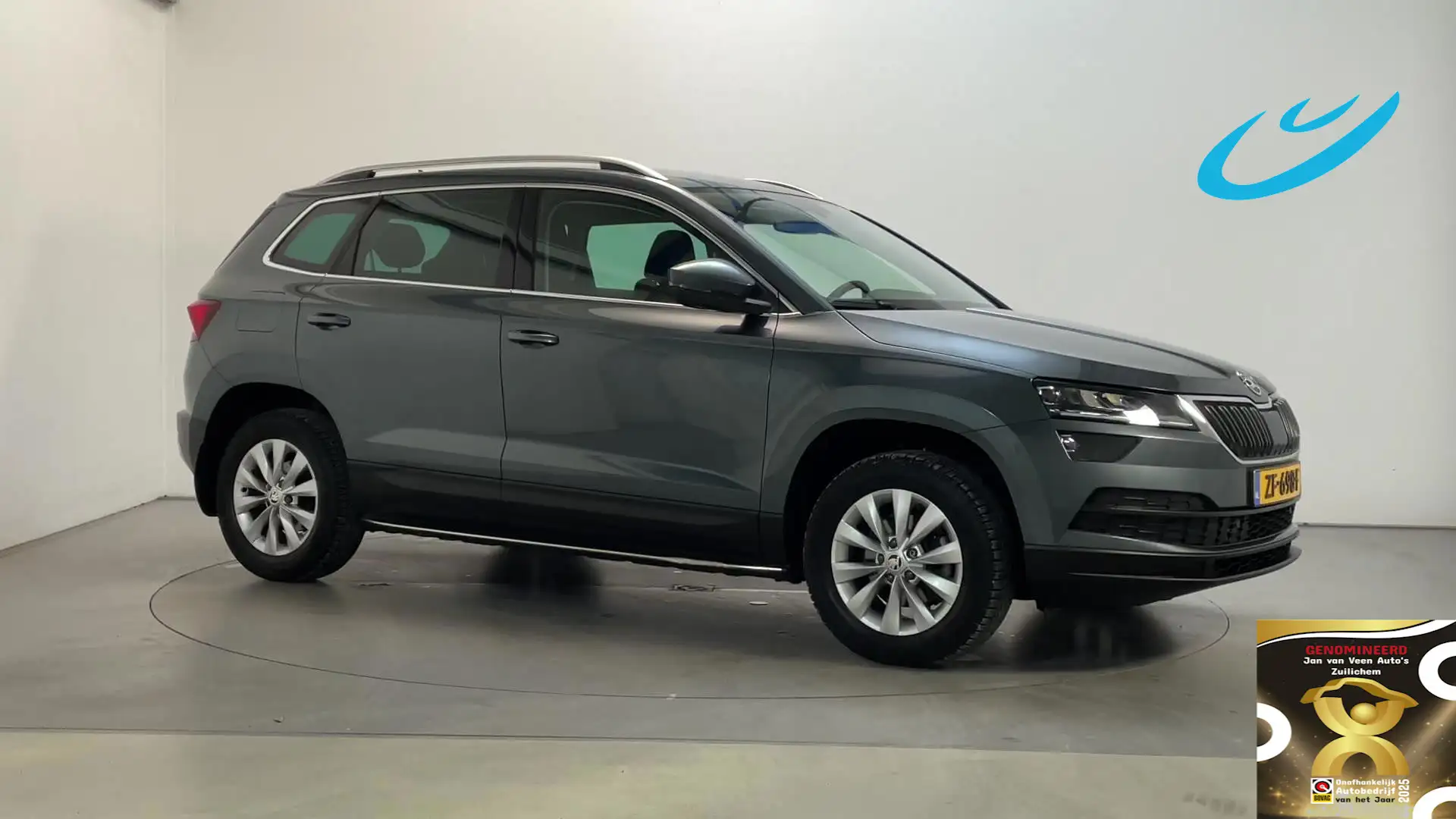 Skoda Karoq 1.0 TSI 116pk DSG Clever Edition Camera Virtual Co Grijs - 1