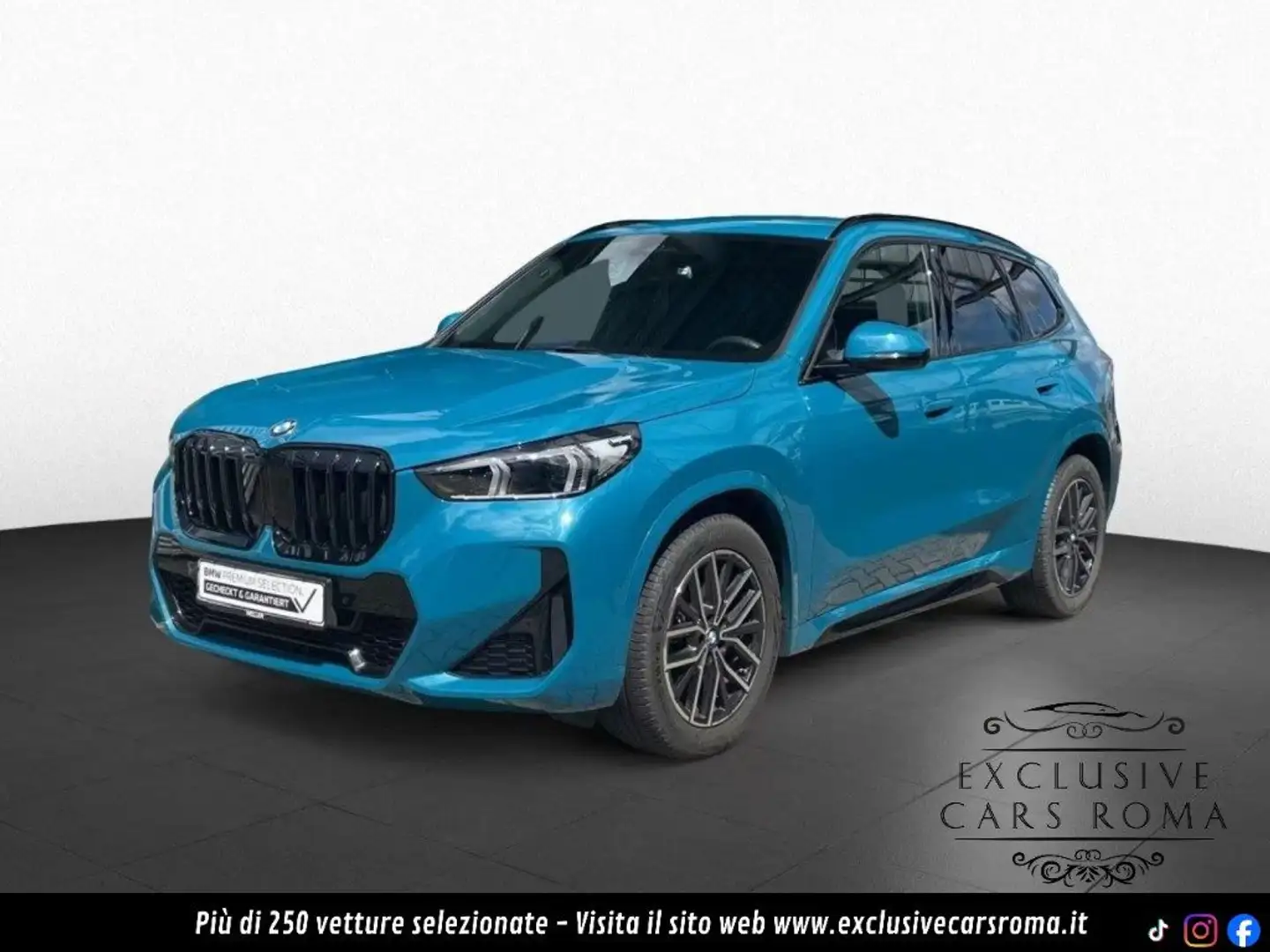 BMW X1 sDrive 18d Msport M Sport Bleu - 1