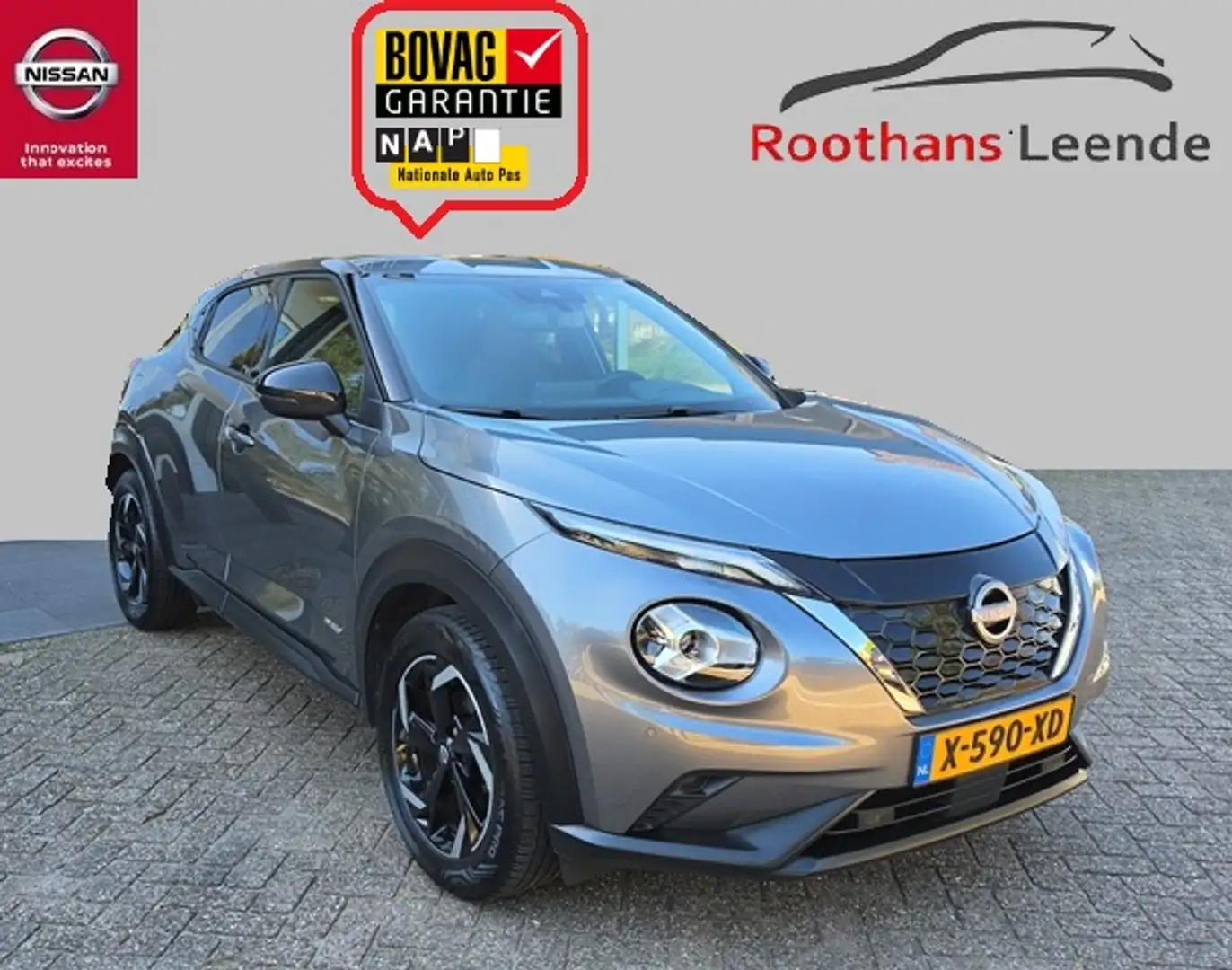 Nissan Juke 1.6 143PK Hybrid N-Connecta - Android Auto & Apple Gris - 1