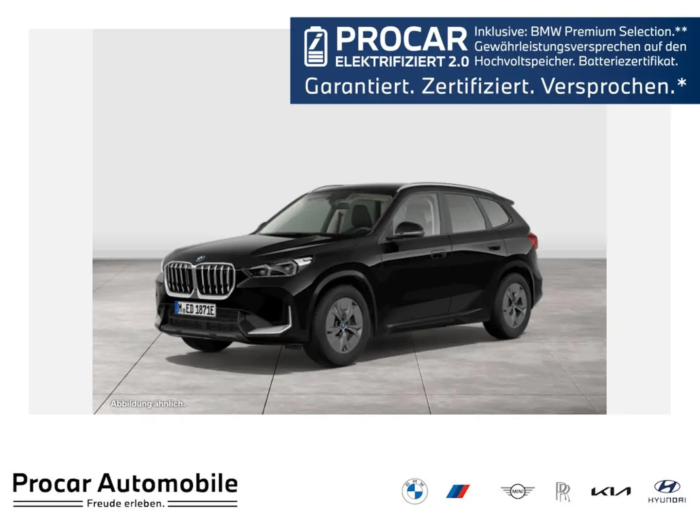 BMW iX1 xDrive30 DA+LENKR-HEIZ+LEDSHZNAVI+DAB Noir - 1