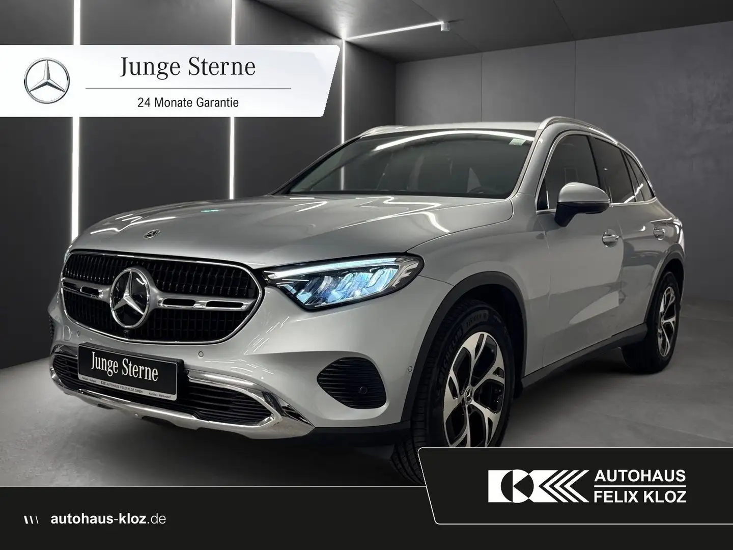 Mercedes-Benz GLC 200 4M Avantgarde*AHK*Totwink*Memory*LED*Kam Silber - 1