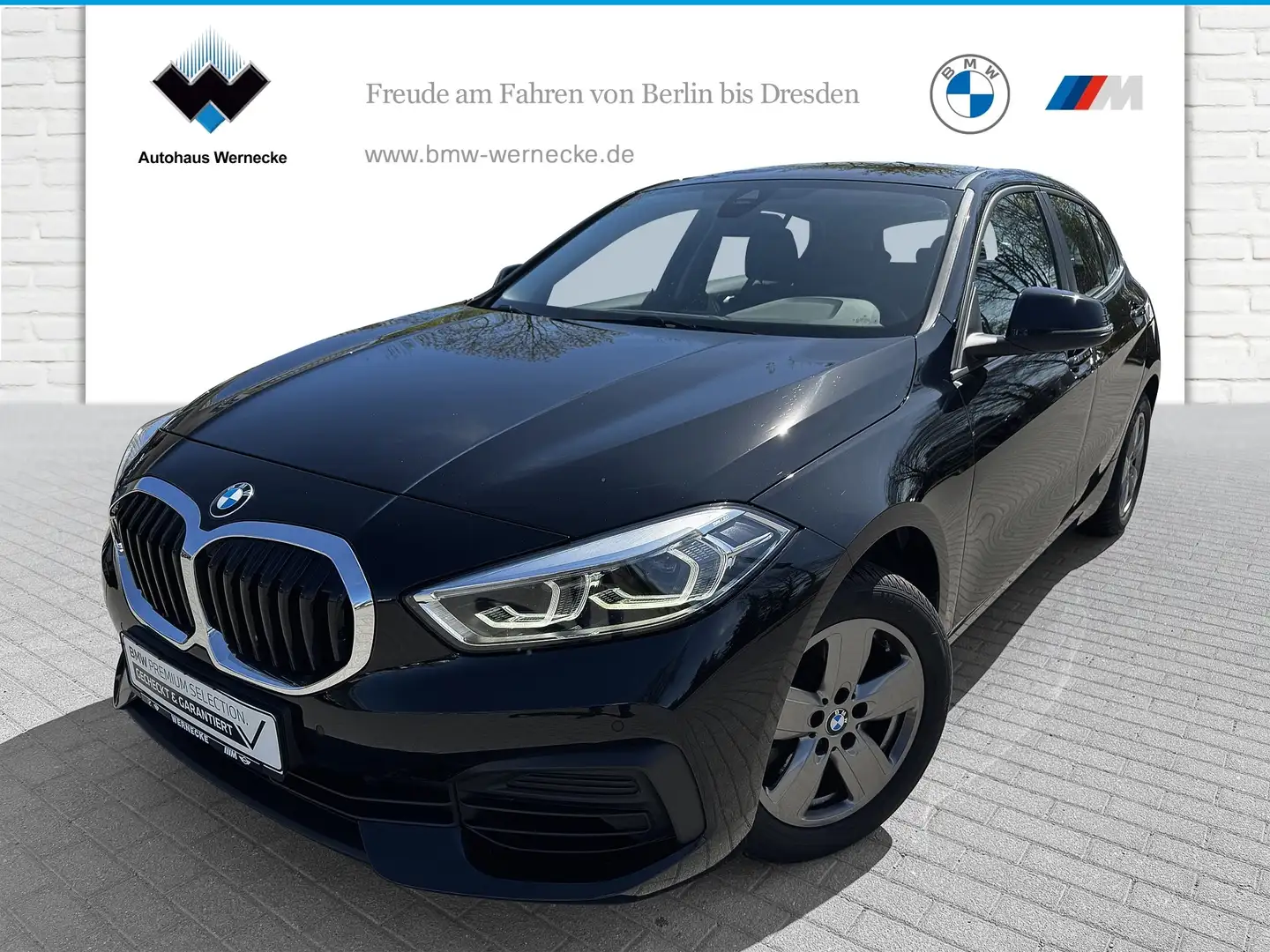 BMW 116 i Hatch Advantage DAB LED WLAN Tempomat Shz Schwarz - 1