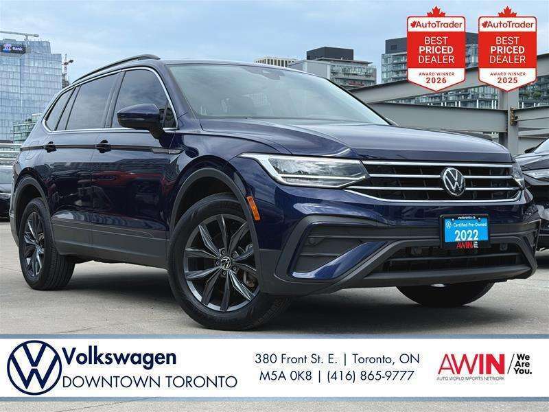 2022 Volkswagen Tiguan Comfortline 2.0T 8sp at w/Tip 4M