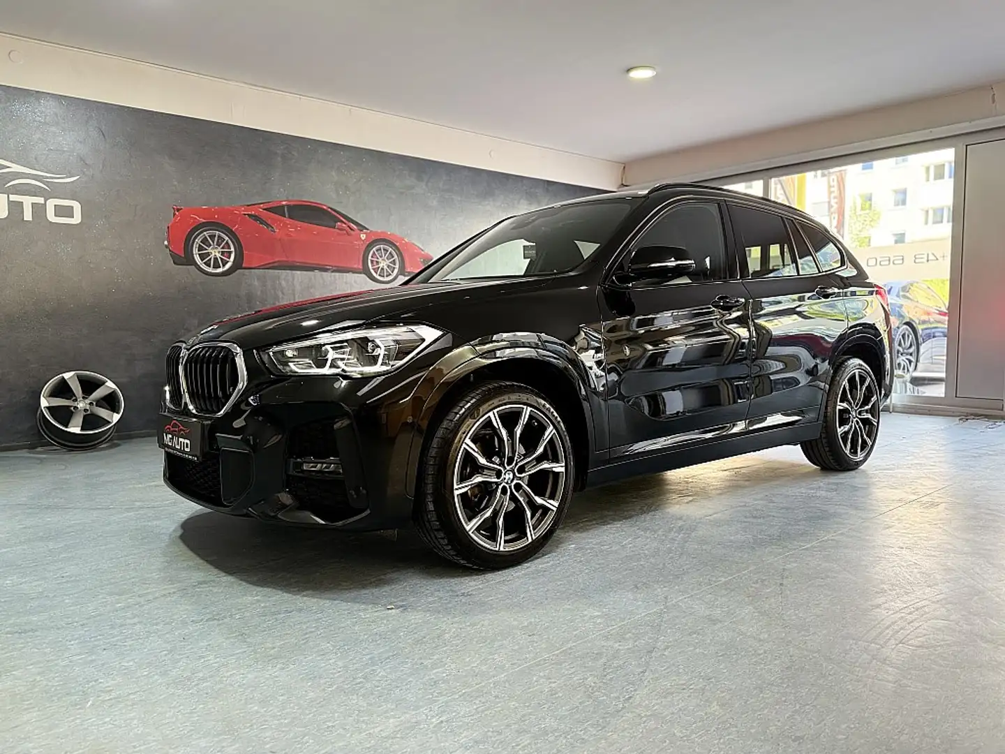BMW X1 xDrive *M-PAKET*AHK*RFK*HEAD-UP*12 Monate Garantie Noir - 1