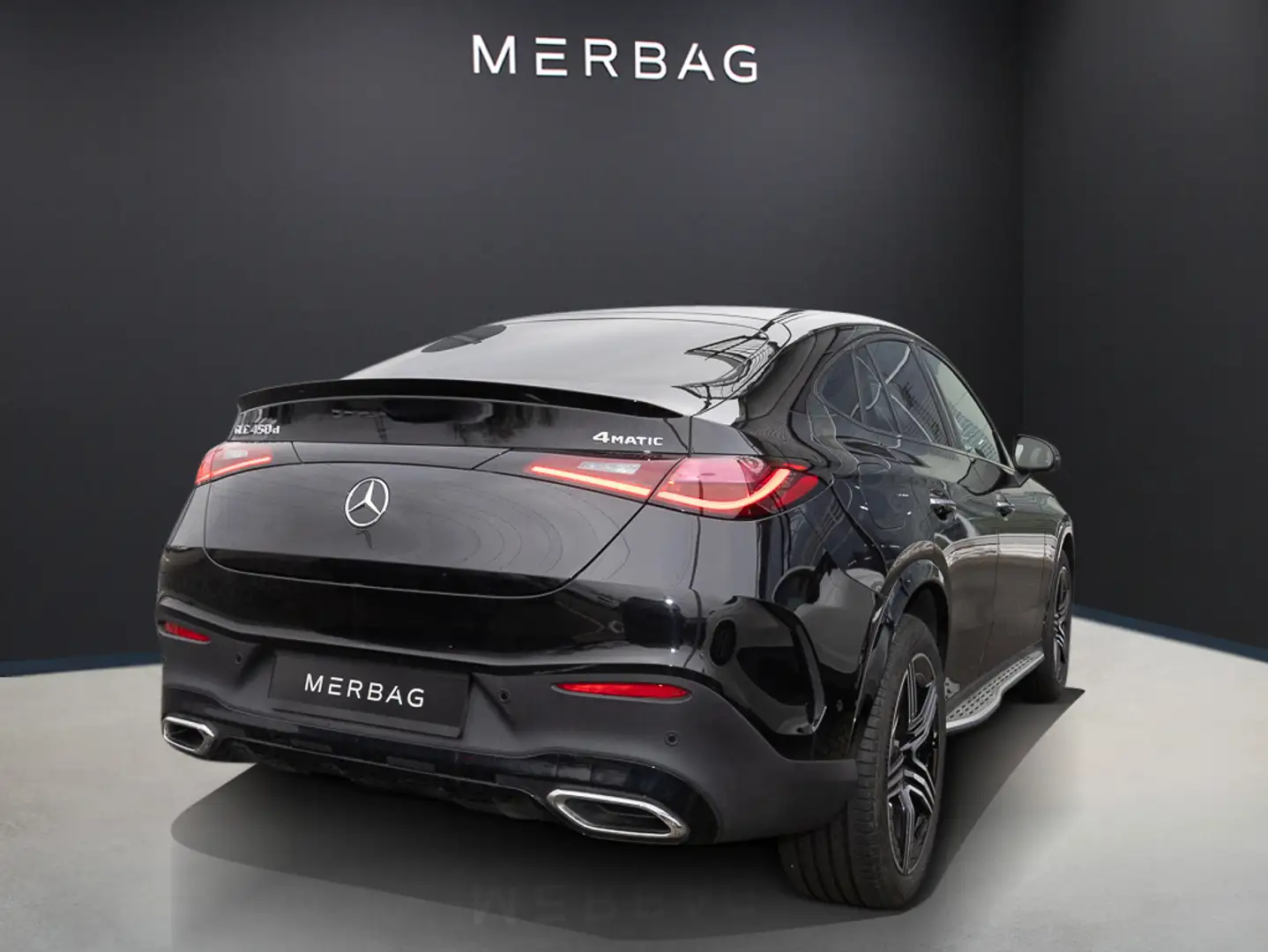 Mercedes-Benz GLC 450 d 4MATIC Coupé AMG Airmatic AHK Burmest Schwarz - 2