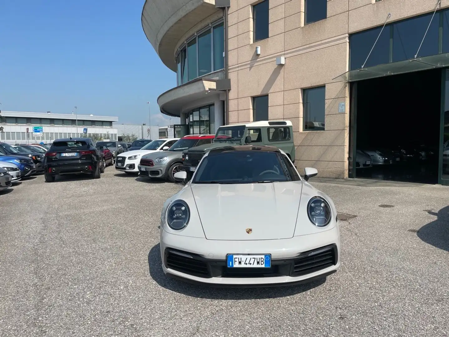 Porsche 992 911 Coupe 3.0 Carrera 4S auto GESSO TETTO SCARICHI Grigio - 2